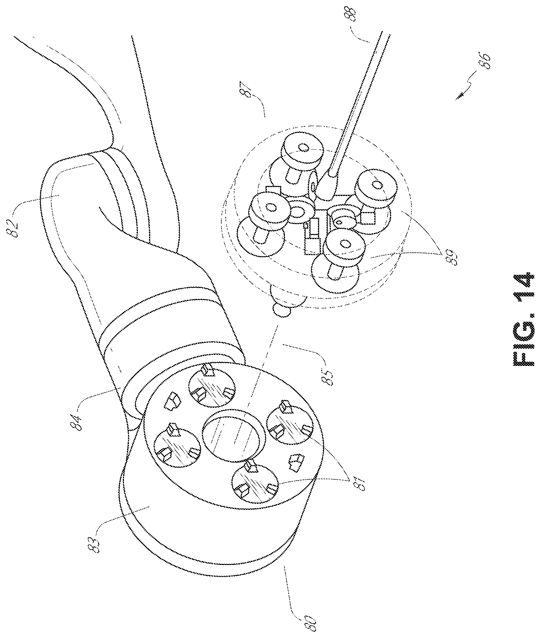 Patent US12396808 Figure 14 – Medical instruments with variable bending stiffness profiles