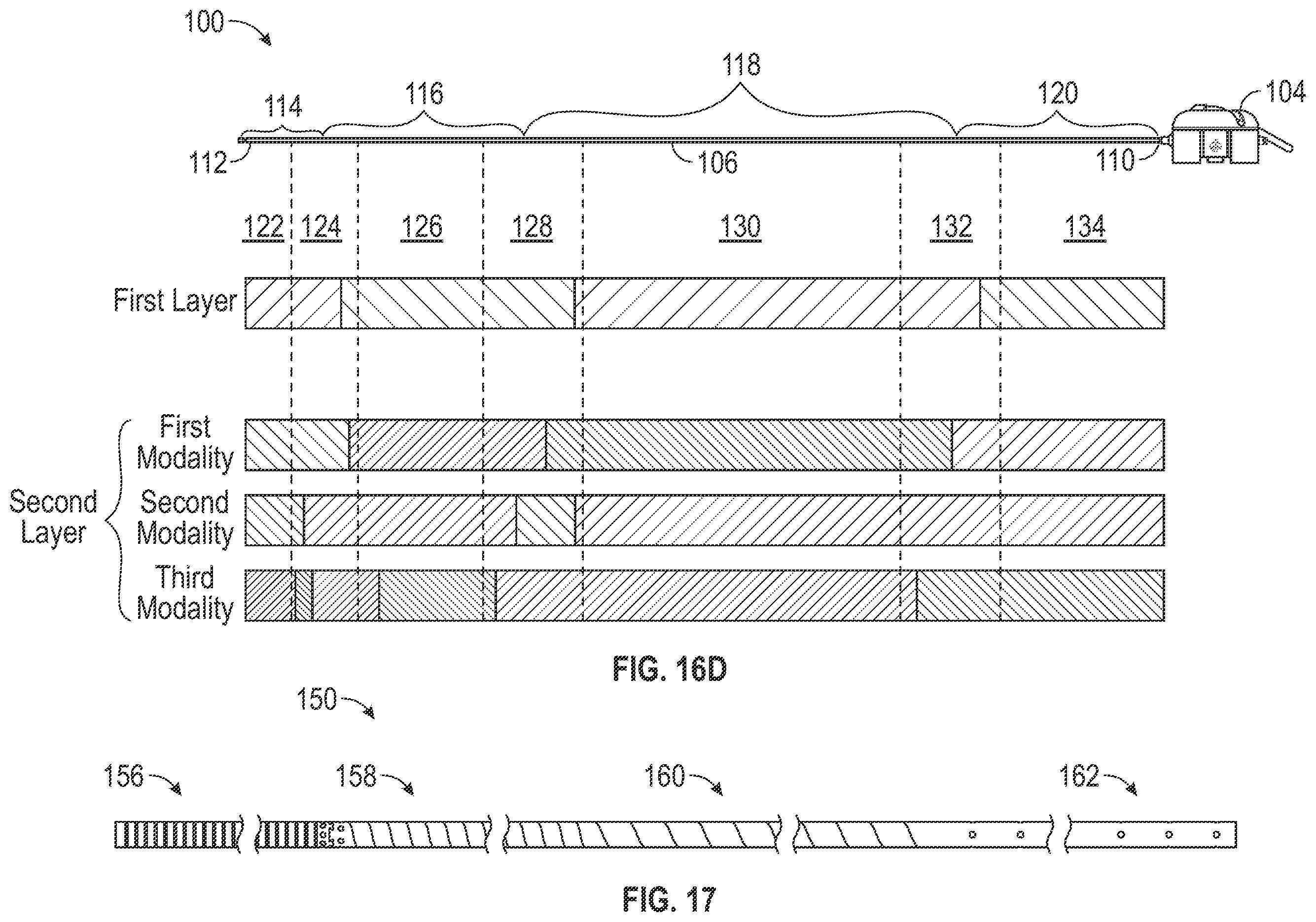 Patent US12396808 Figure 18 – Medical instruments with variable bending stiffness profiles