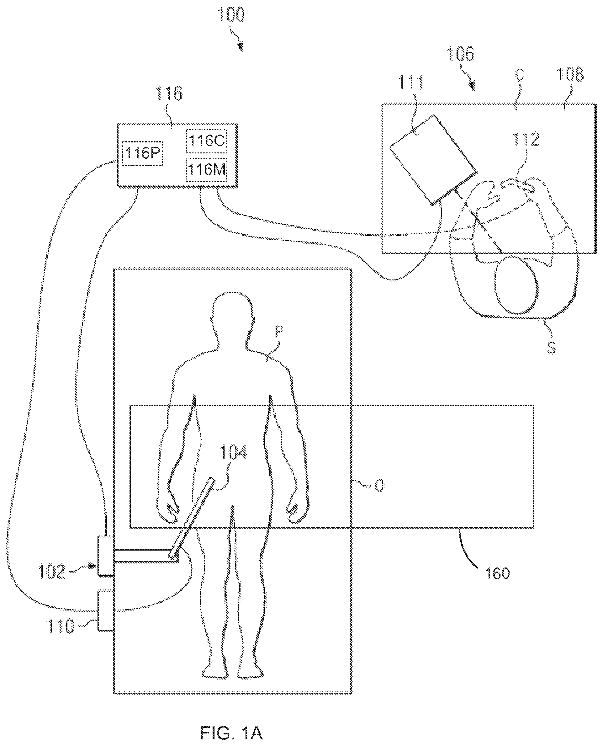 Patent US12396812 Figure 1 – Systems and methods for robotic medical system integration with external imaging