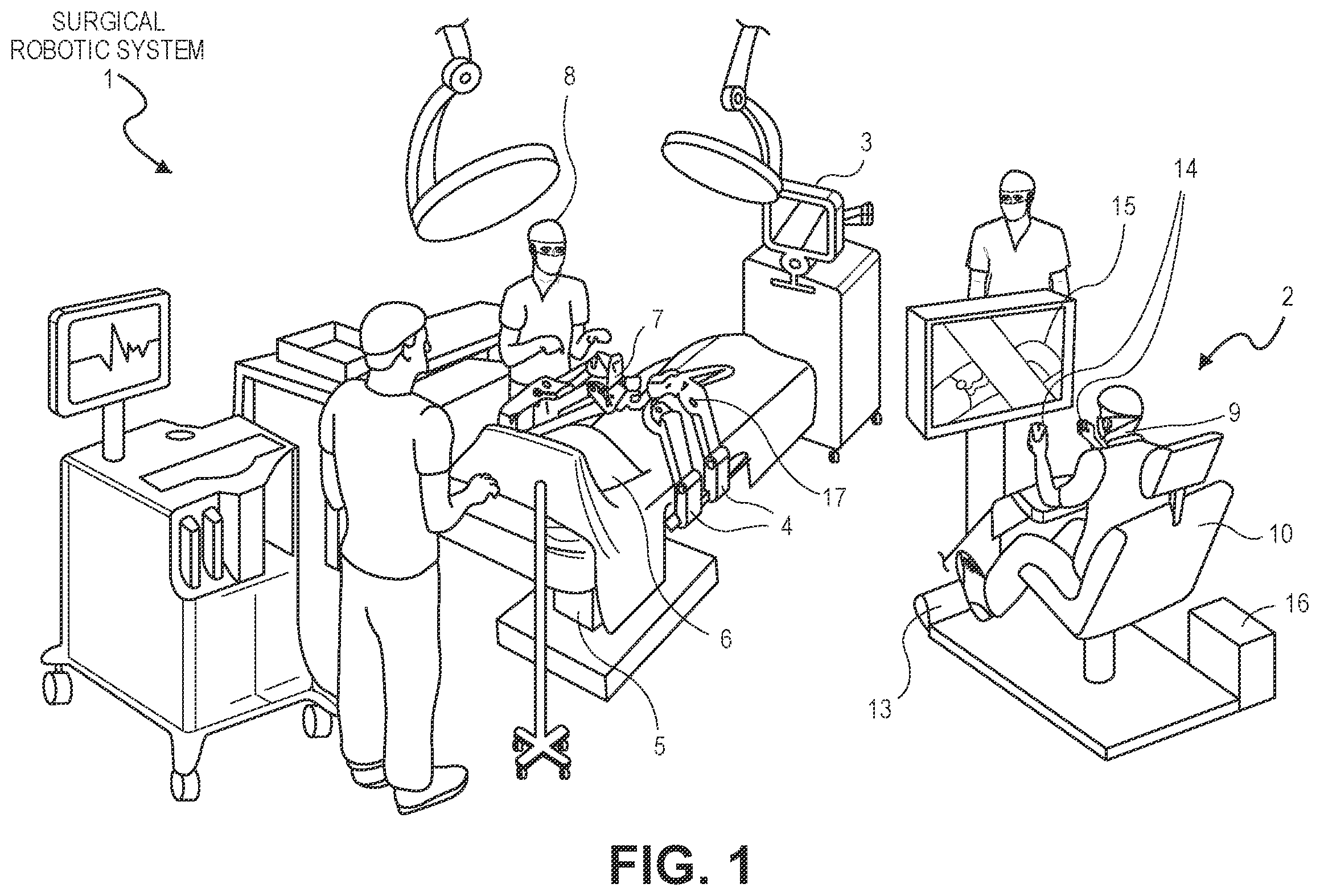 Patent US12396813 Figure 1 – Handheld user interface device for a surgical robot