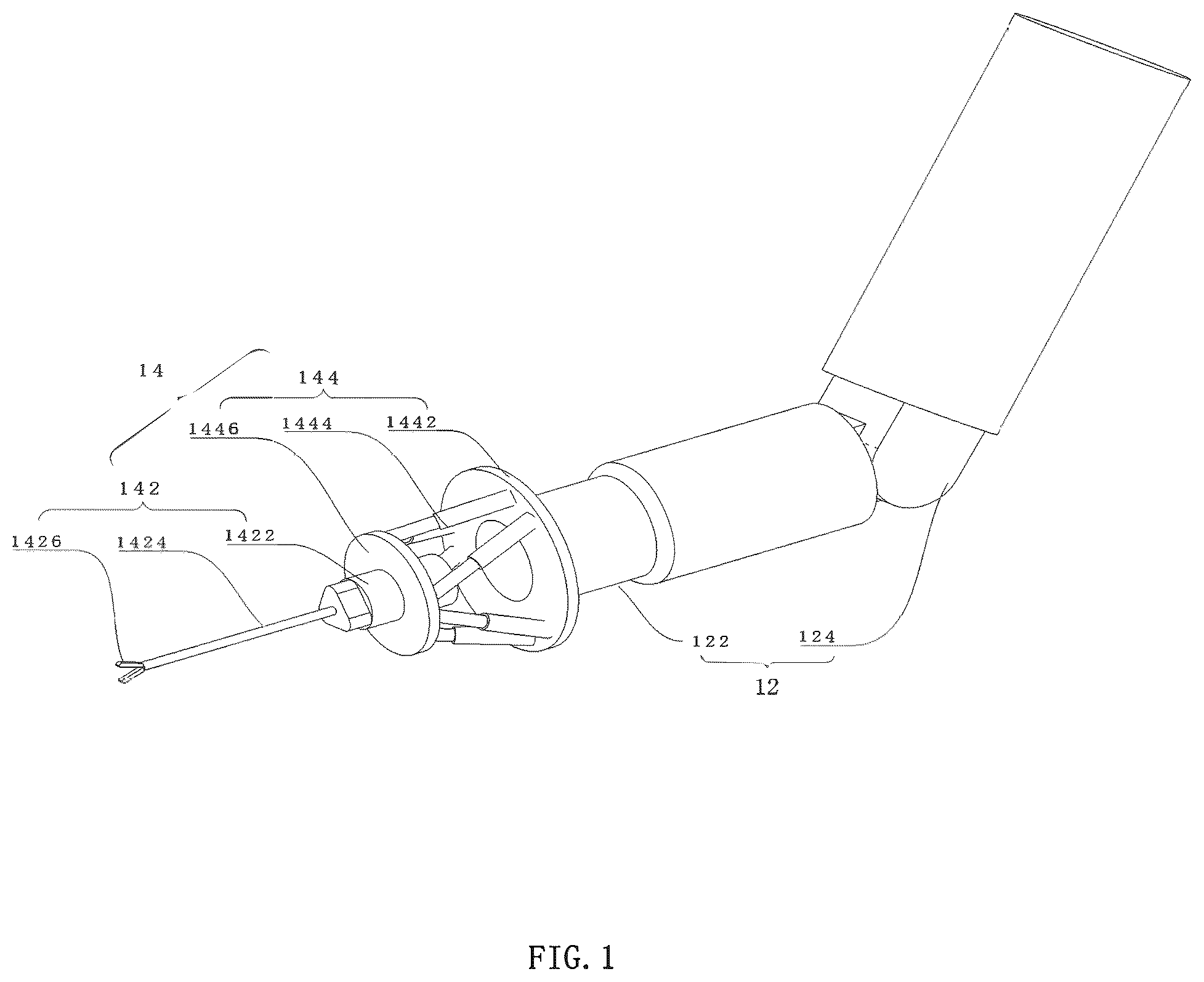 Patent US12396814 — Control method for surgical robotic arm, computer device, and surgical robotic arm — Figure 1