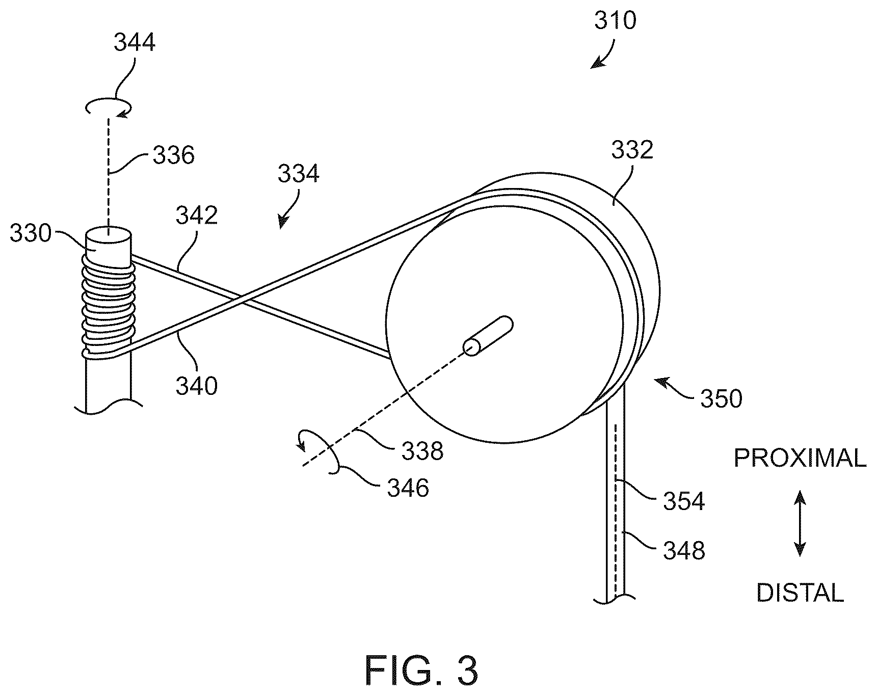 Patent US12396817 Figure 3 – Force transmission mechanism for surgical instrument, and related devices, systems, and methods