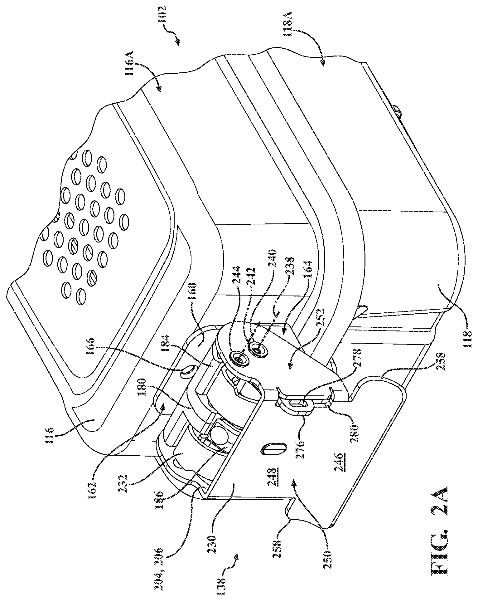 Patent US12396819 Figure 2 – Sterilization container and latch