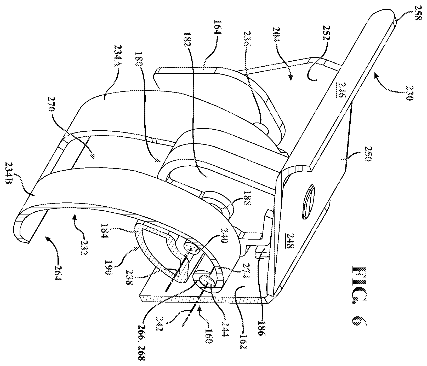 Patent US12396819 Figure 7 – Sterilization container and latch