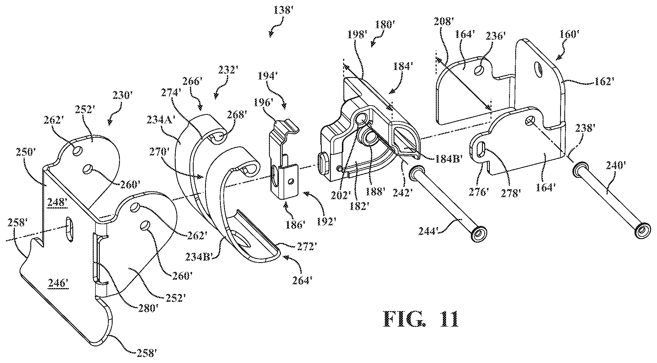Patent US12396819 Figure 11 – Sterilization container and latch