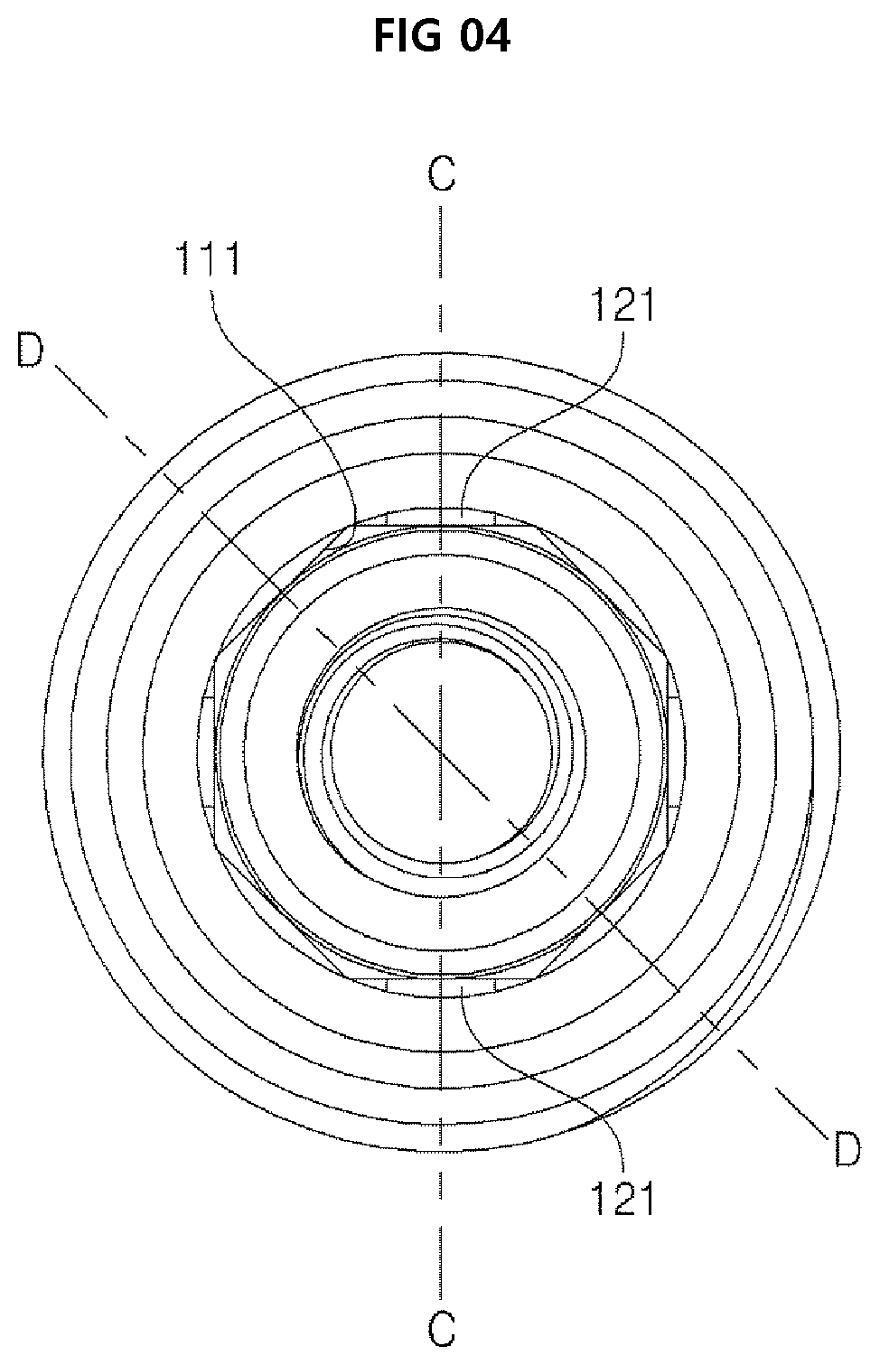 Patent US12396825 Figure 4 – Fixture of dental implant