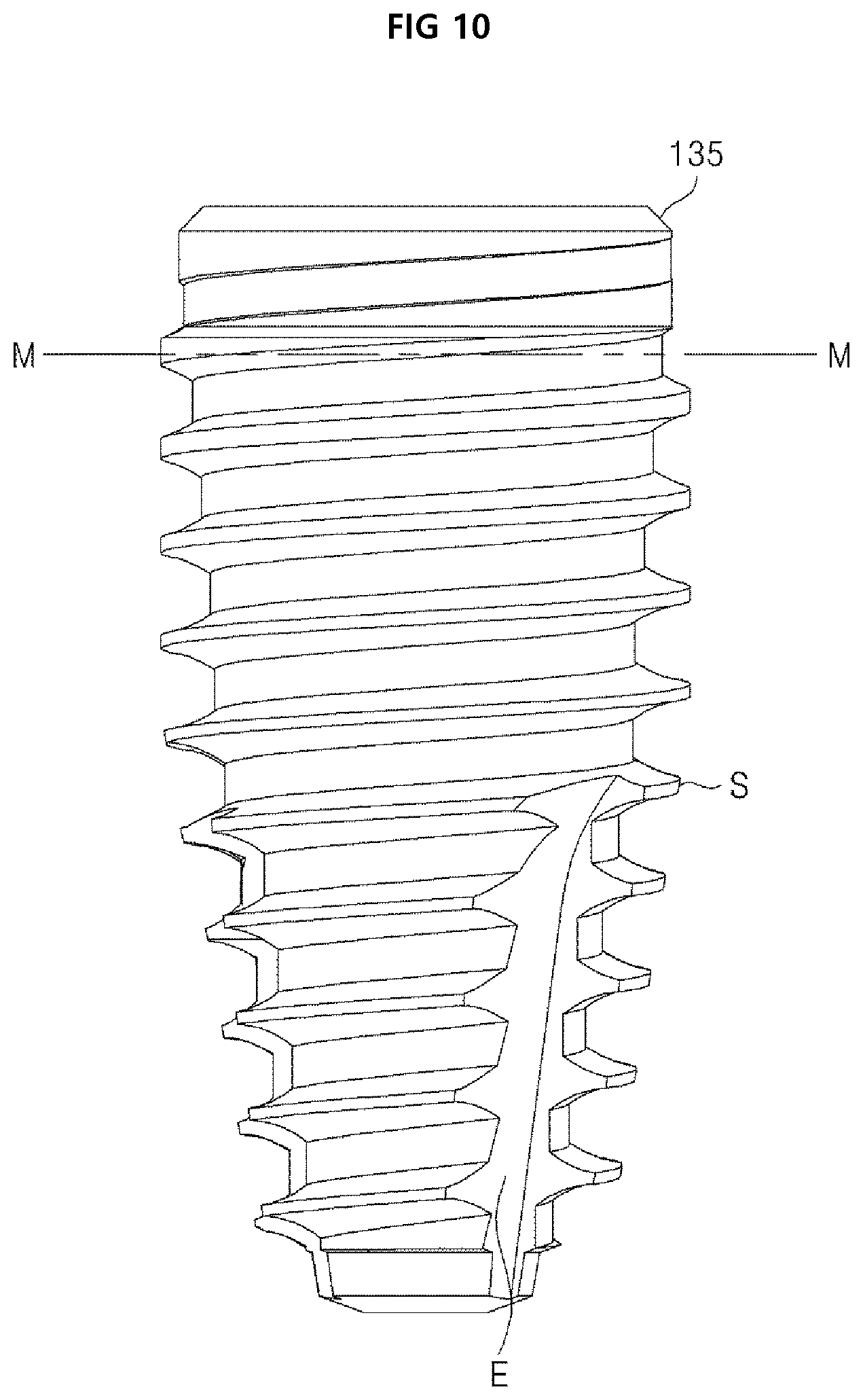 Patent US12396825 Figure 10 – Fixture of dental implant