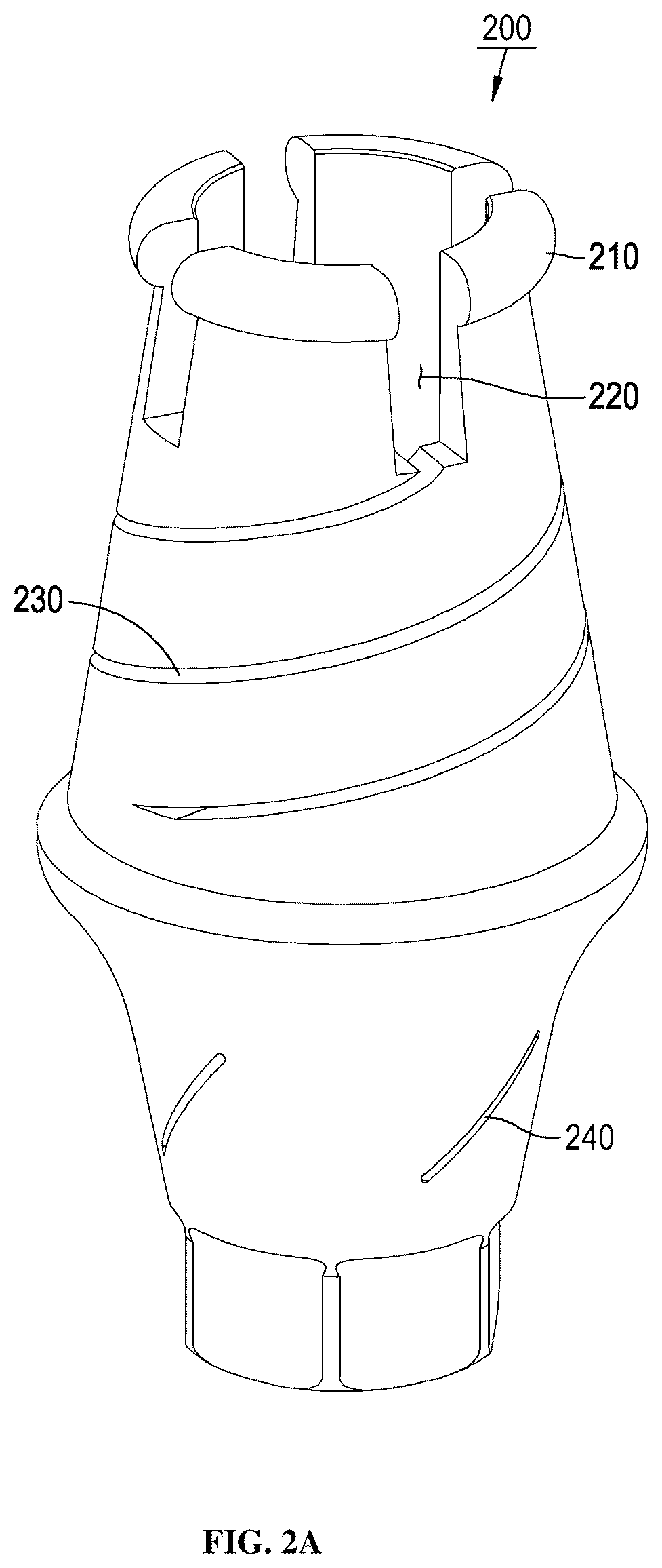 Patent US12396826 Figure 3 – Dental implant abutment having occlusal force buffering function