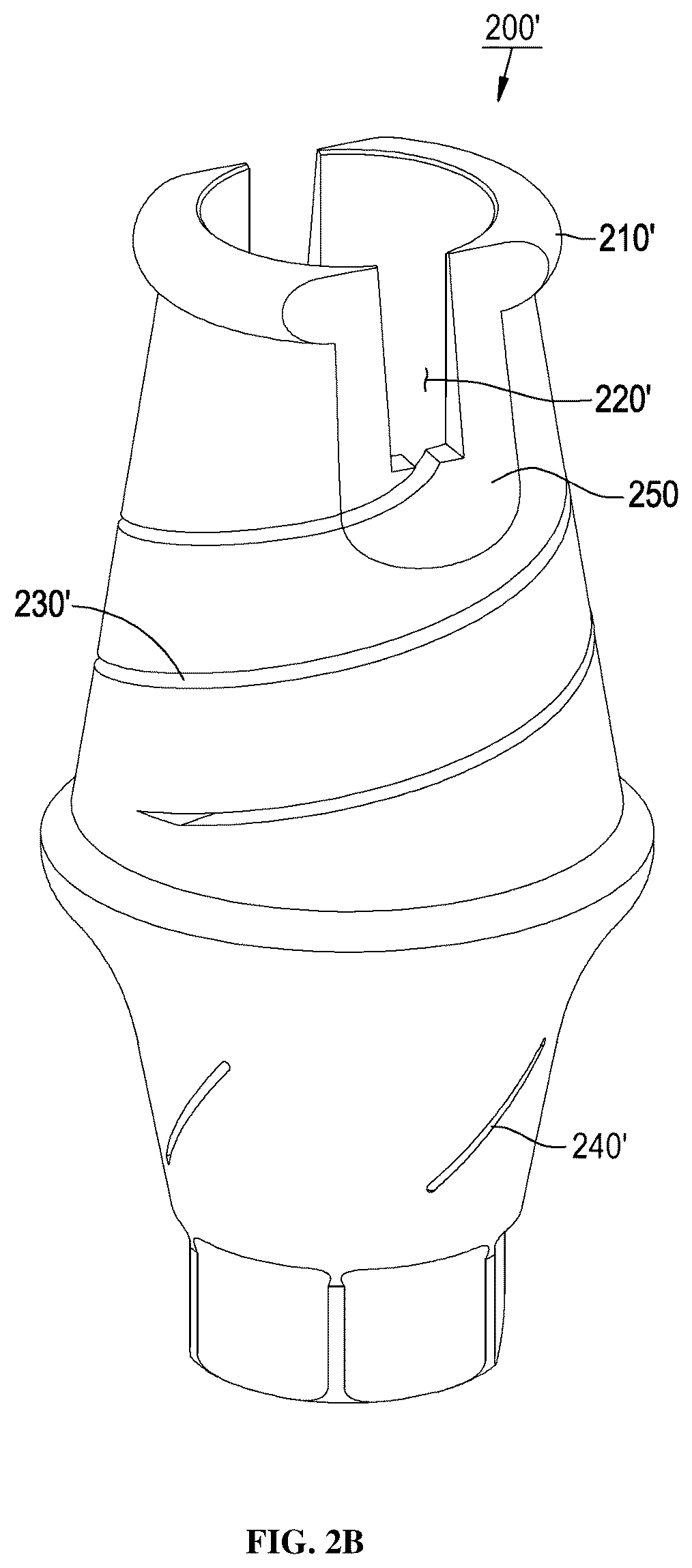 Patent US12396826 Figure 4 – Dental implant abutment having occlusal force buffering function