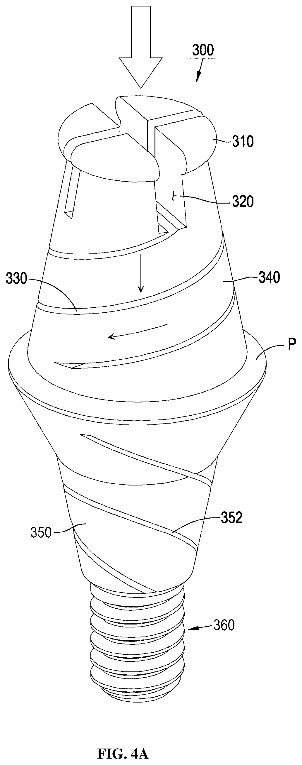Patent US12396826 Figure 7 – Dental implant abutment having occlusal force buffering function