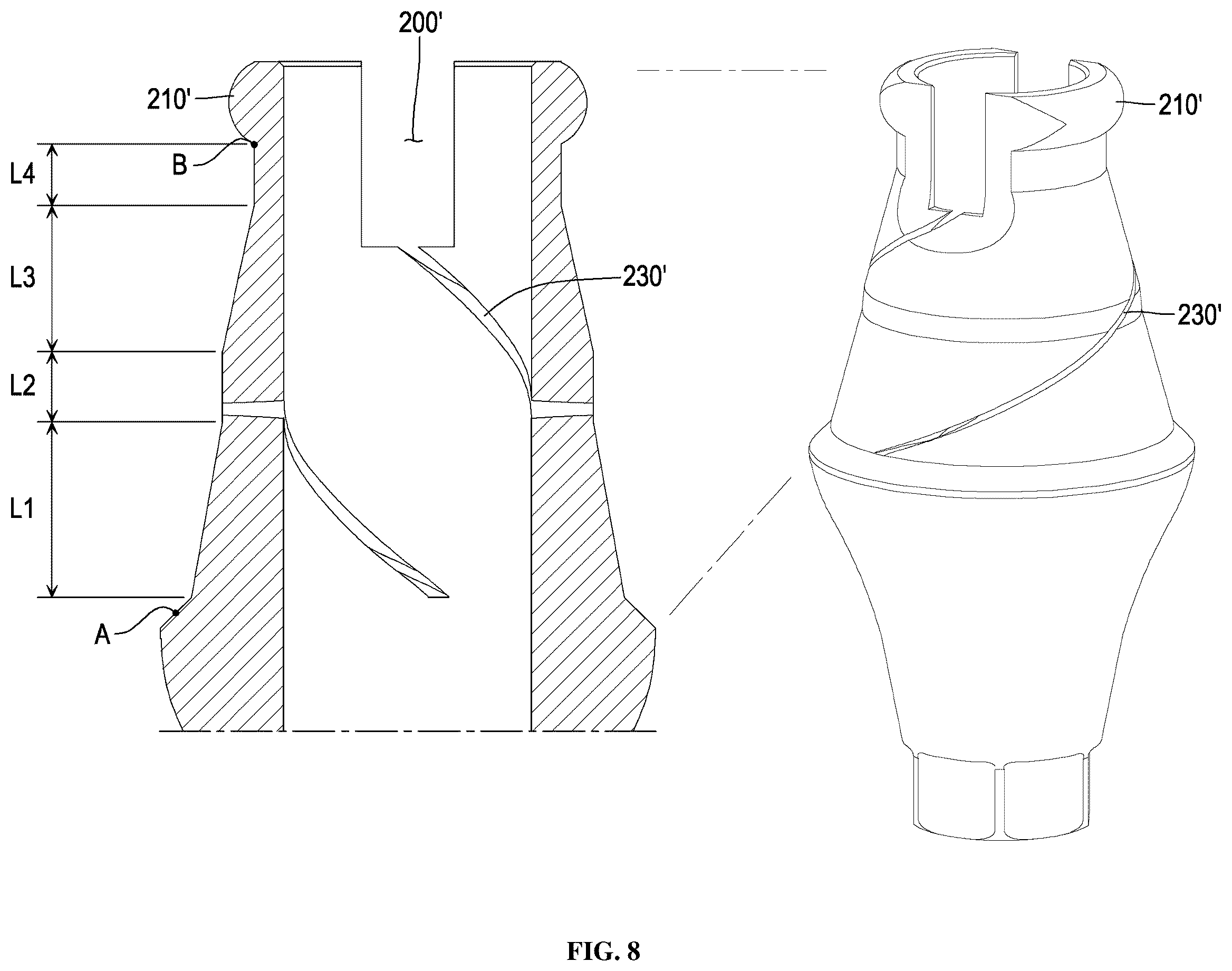Patent US12396826 Figure 12 – Dental implant abutment having occlusal force buffering function