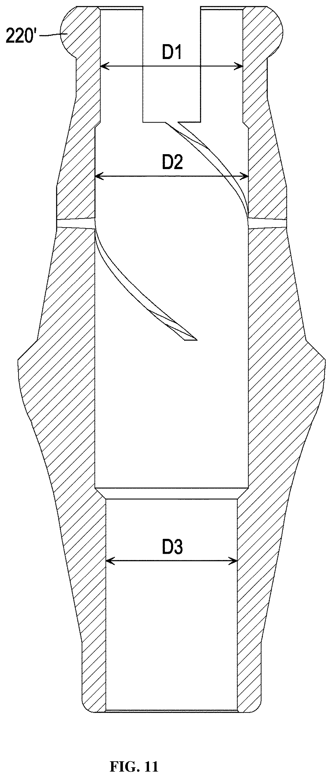 Patent US12396826 Figure 15 – Dental implant abutment having occlusal force buffering function