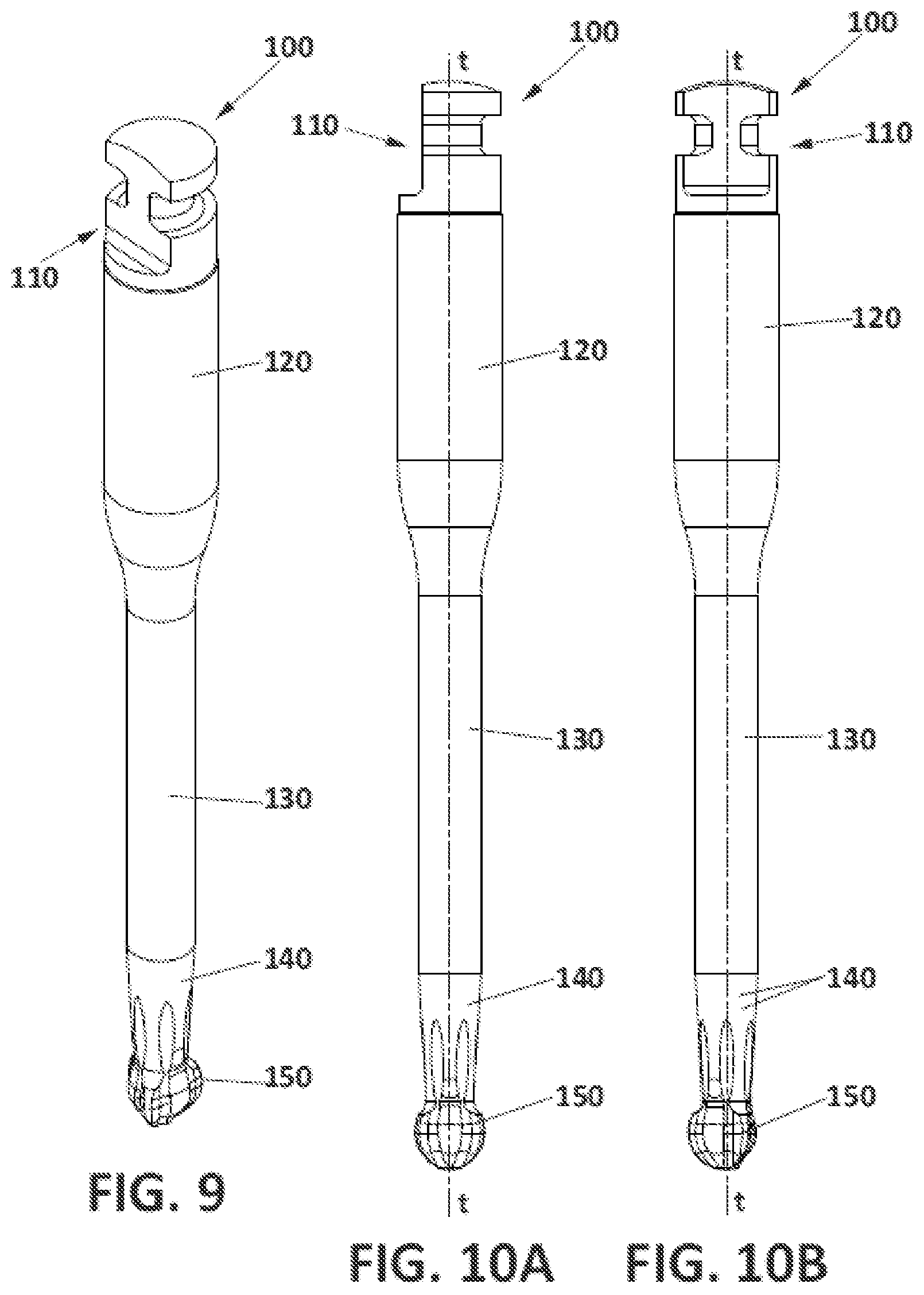 Patent US12396827 Figure 8 – Prosthetic dental screw implant, tightening tool and coupling system between the two