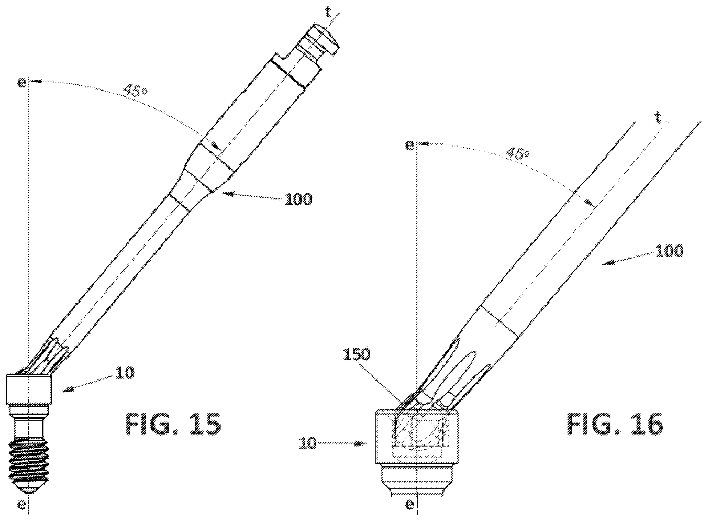 Patent US12396827 Figure 12 – Prosthetic dental screw implant, tightening tool and coupling system between the two