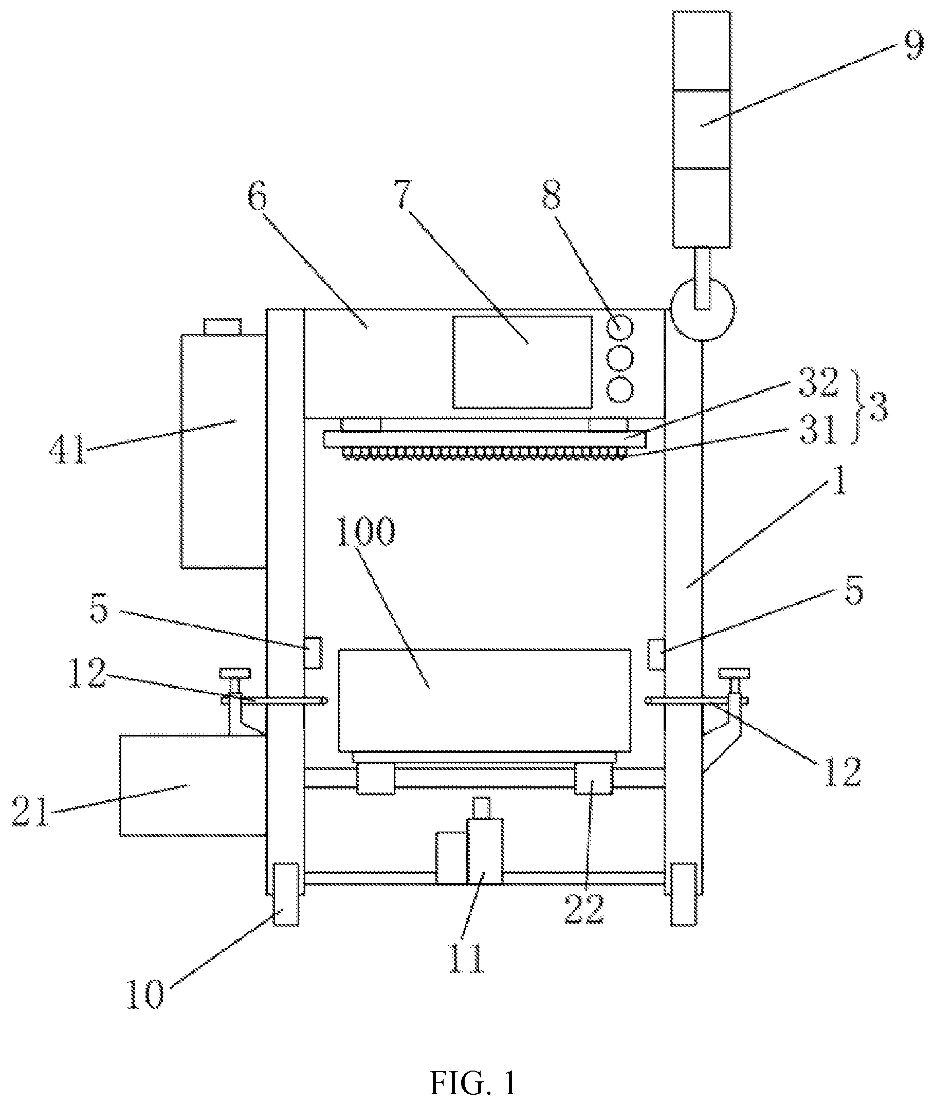 Patent US12396833 Figure 1 – Vaccine spray equipment