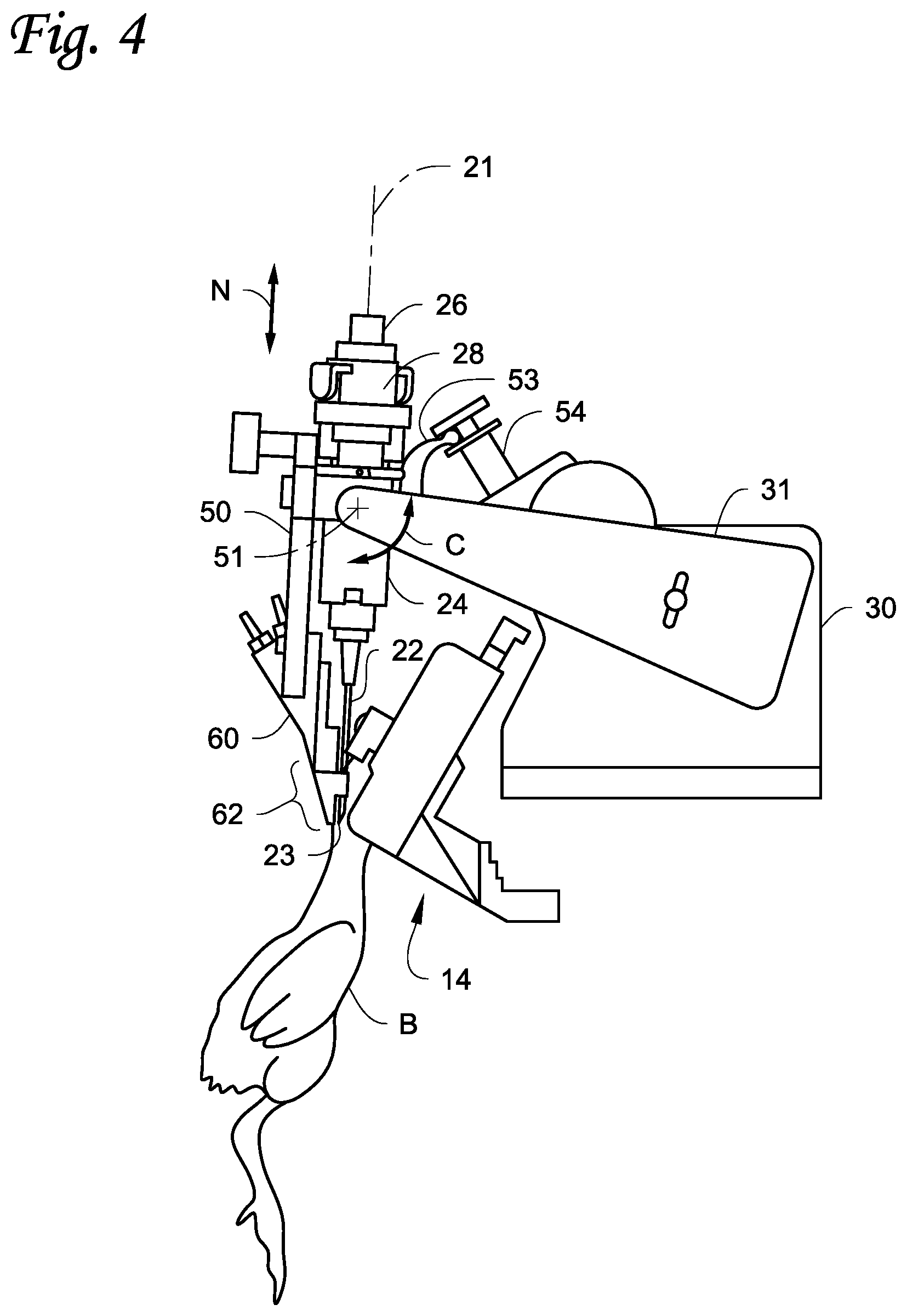 Patent US12396834 Figure 4 – Injection systems with rotating needle carriage and methods