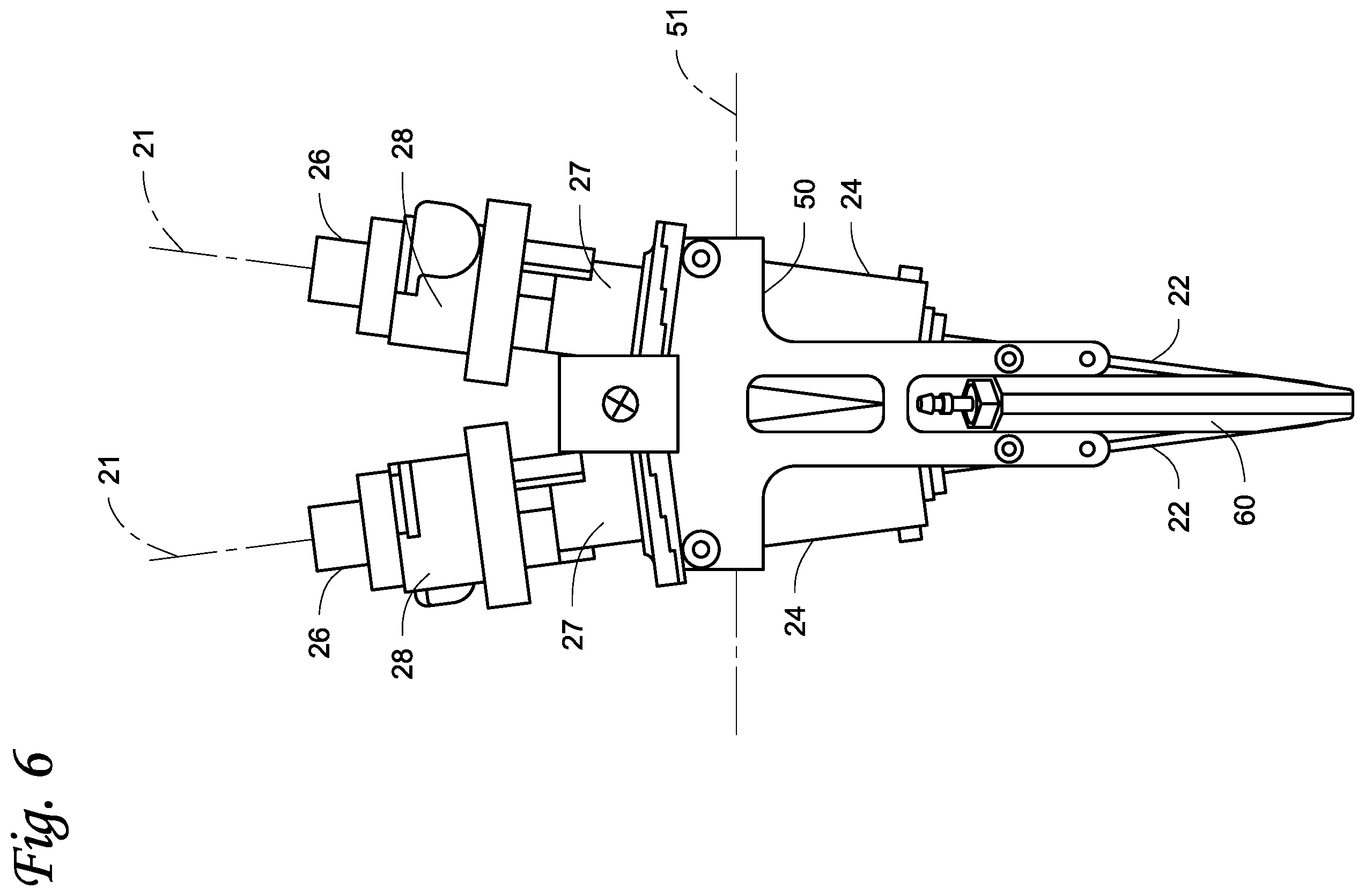 Patent US12396834 Figure 6 – Injection systems with rotating needle carriage and methods