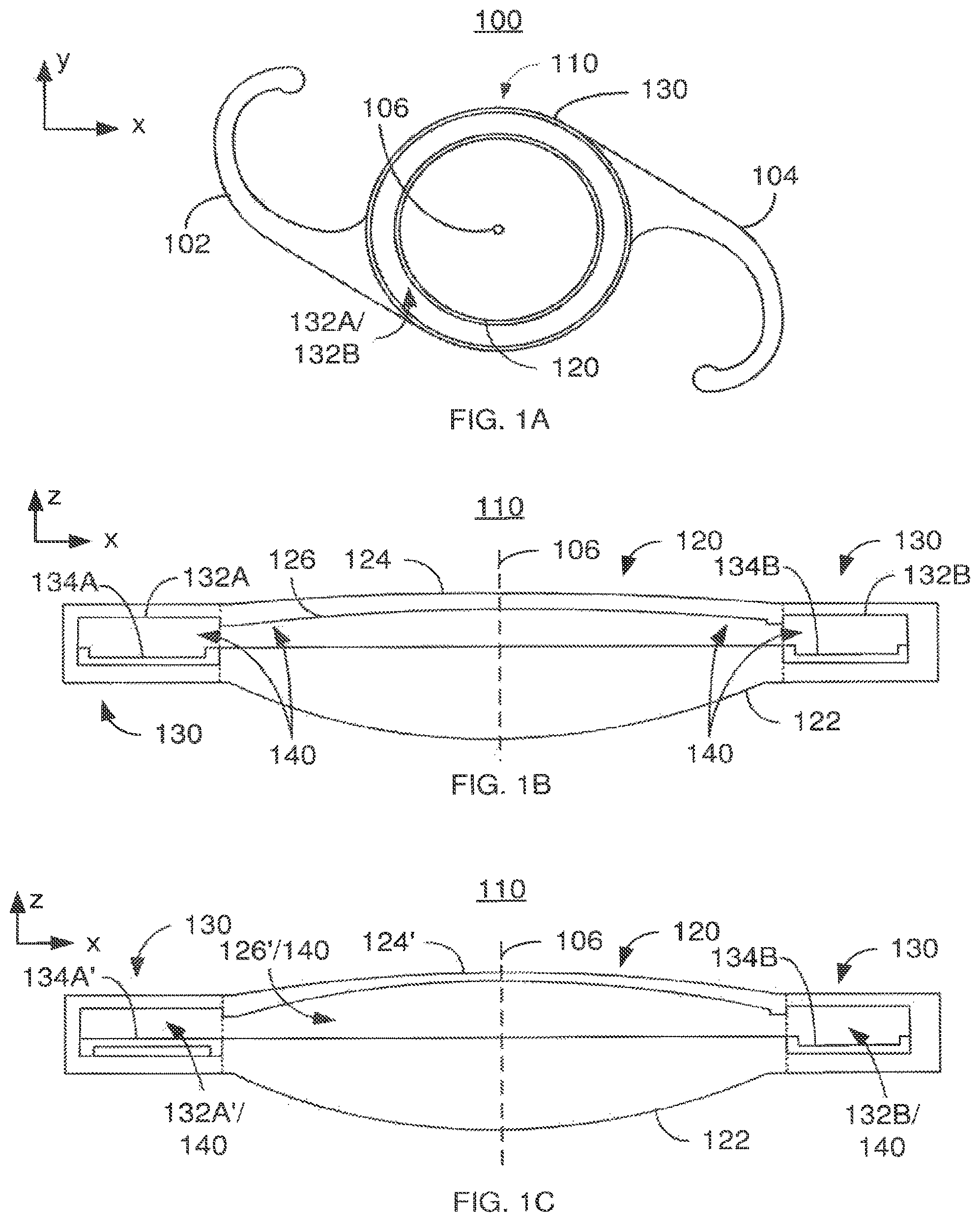 Patent US12396843 Figure 1 – Heat tunable intraocular lens