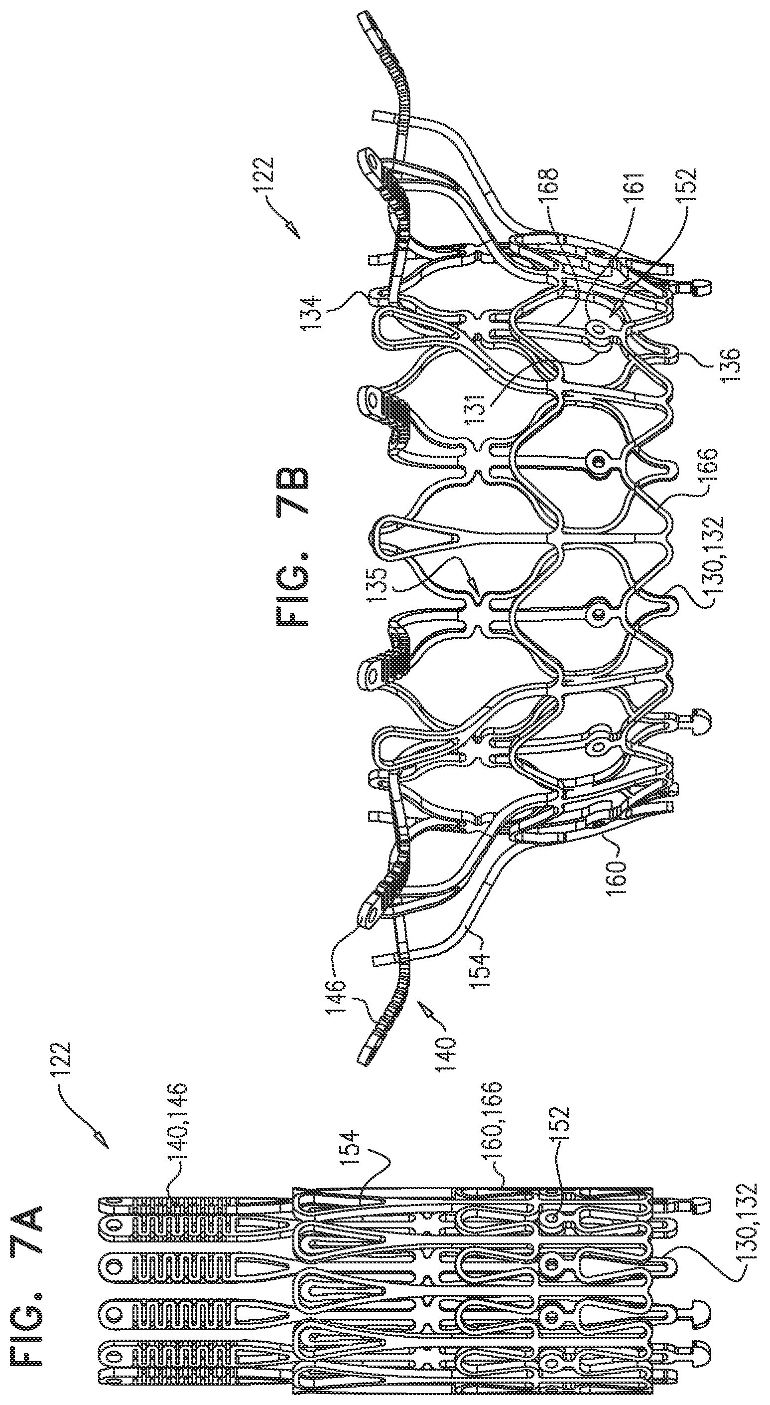 Patent US12396851 Figure 14 – Prosthetic valve with arms and flanges