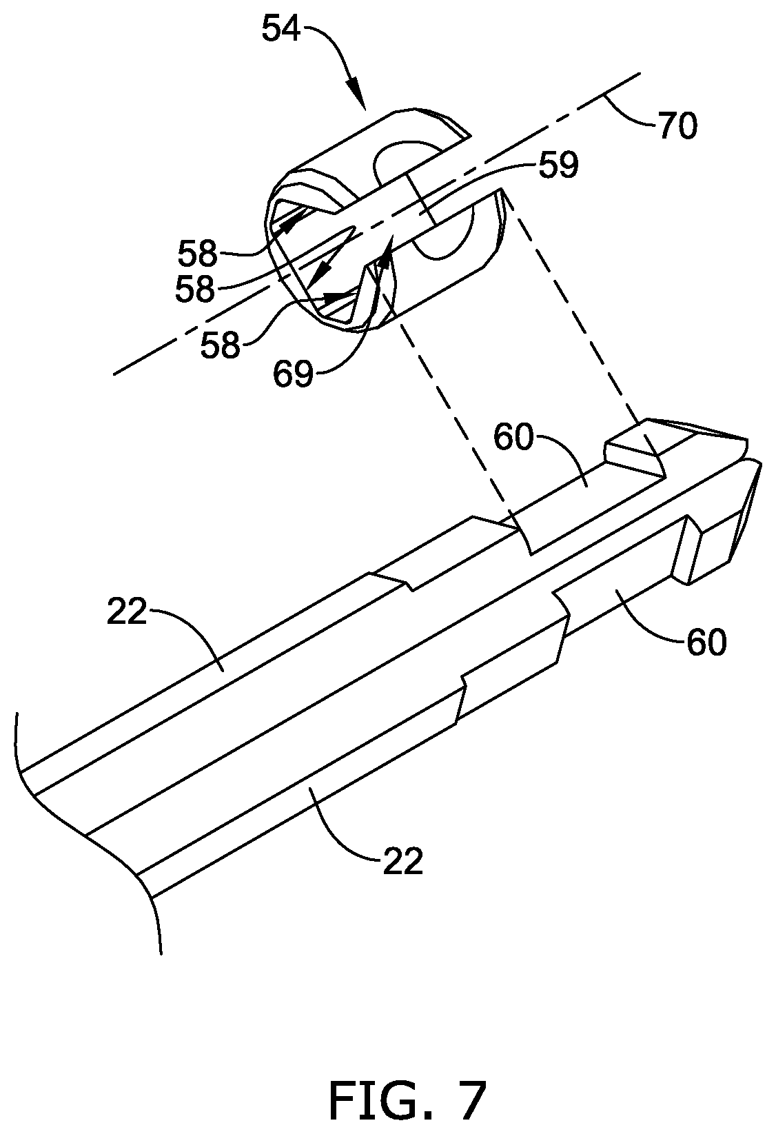 Patent US12396852 Figure 7 – Medical device including attachable components
