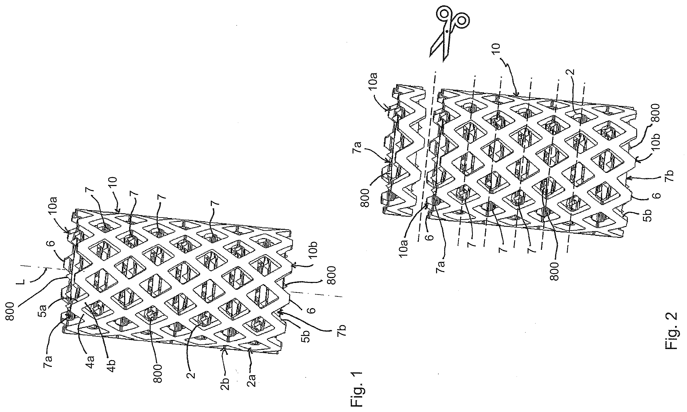 Patent US12396864 Figure 1 – Implant for engagement between vertebrae, and implant kit