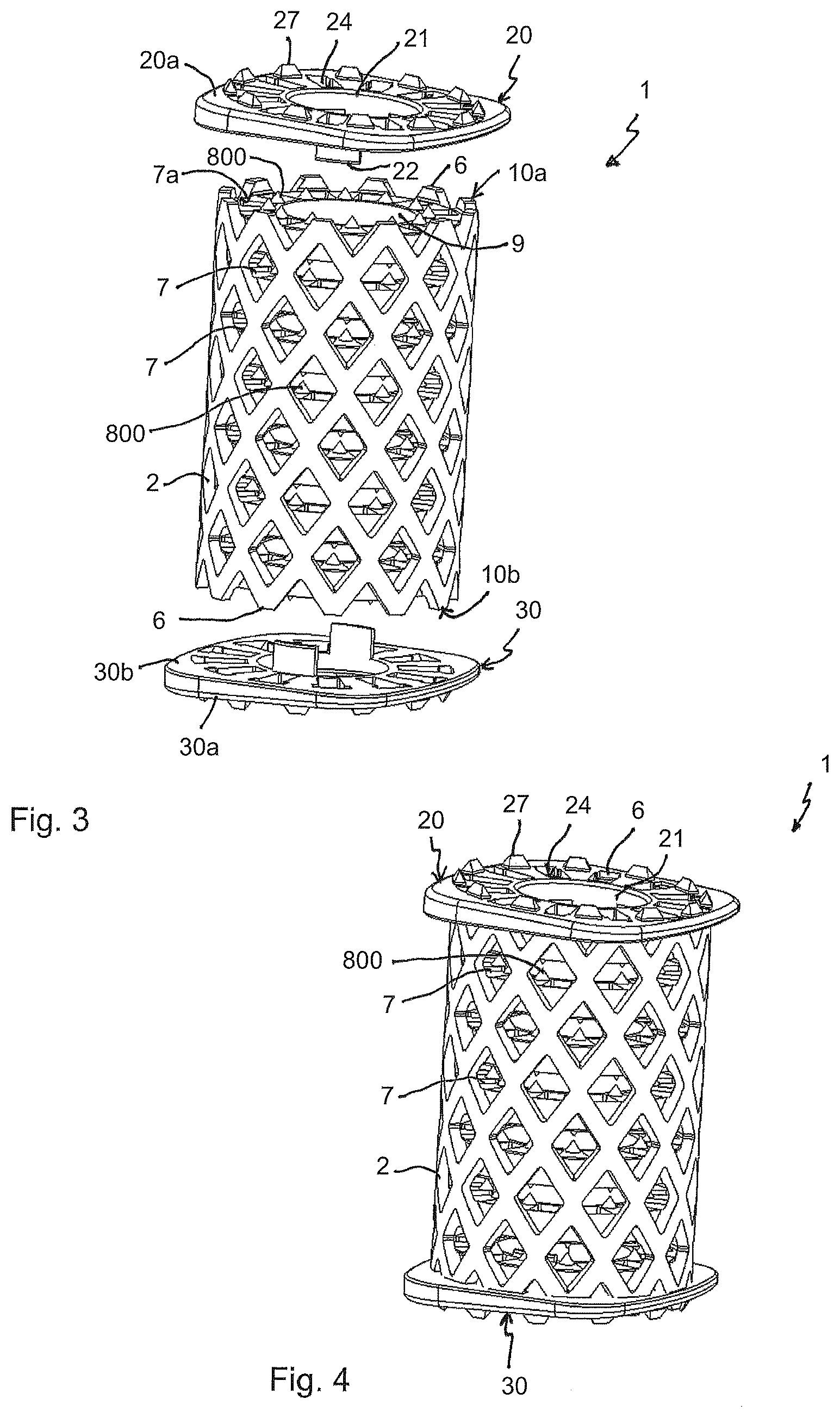 Patent US12396864 Figure 2 – Implant for engagement between vertebrae, and implant kit