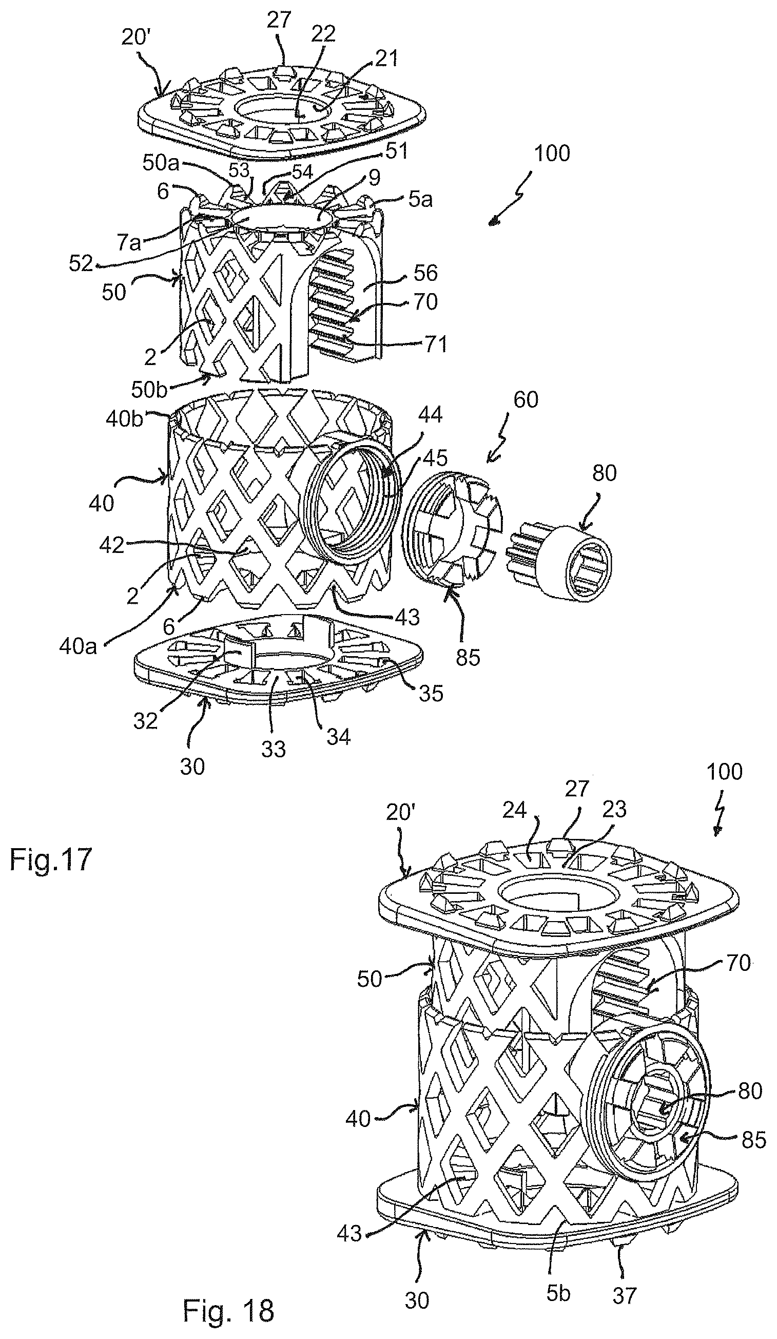 Patent US12396864 Figure 6 – Implant for engagement between vertebrae, and implant kit