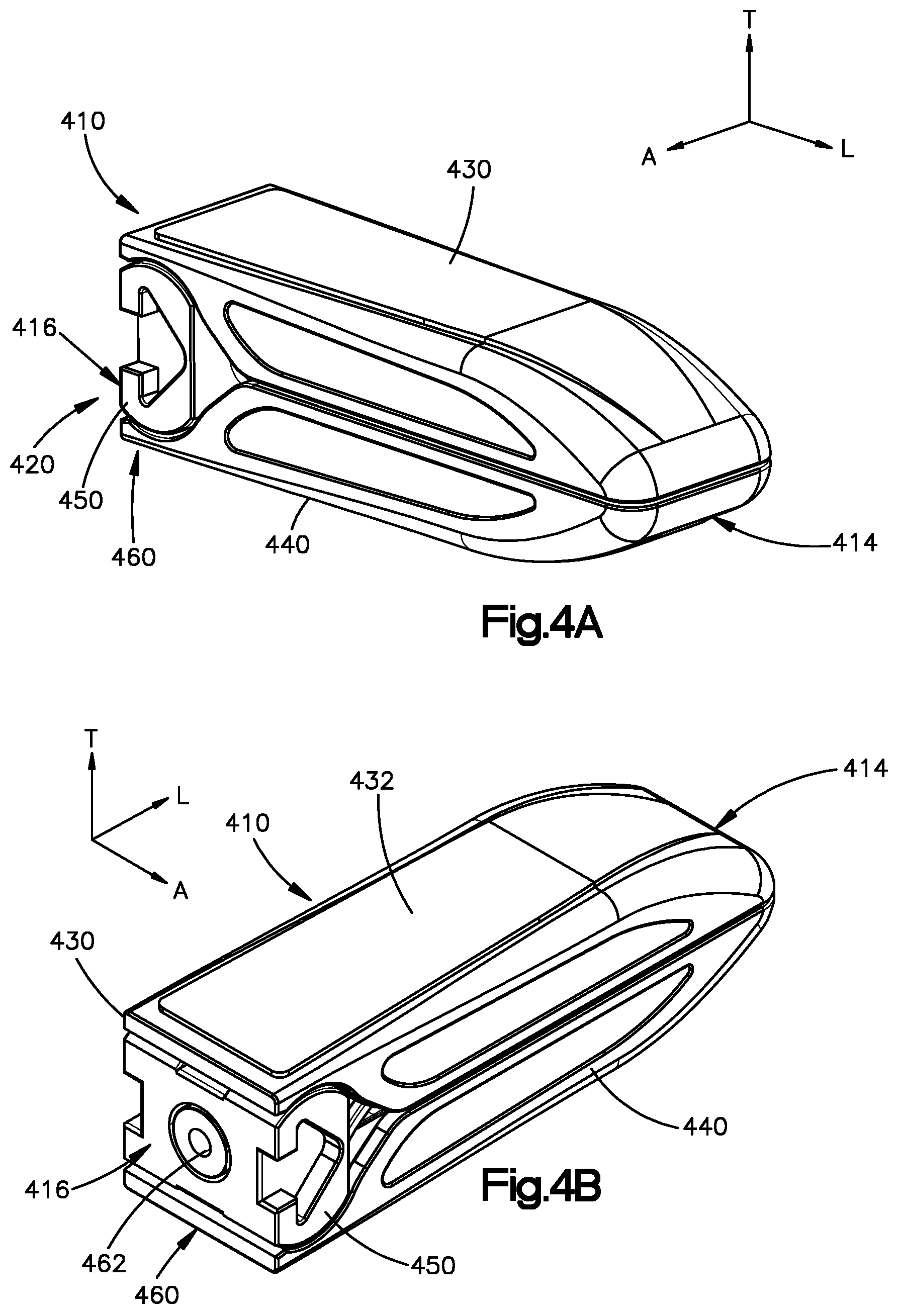 Patent US12396865 Figure 7 – Angularly adjustable intervertebral cages with integrated ratchet assembly