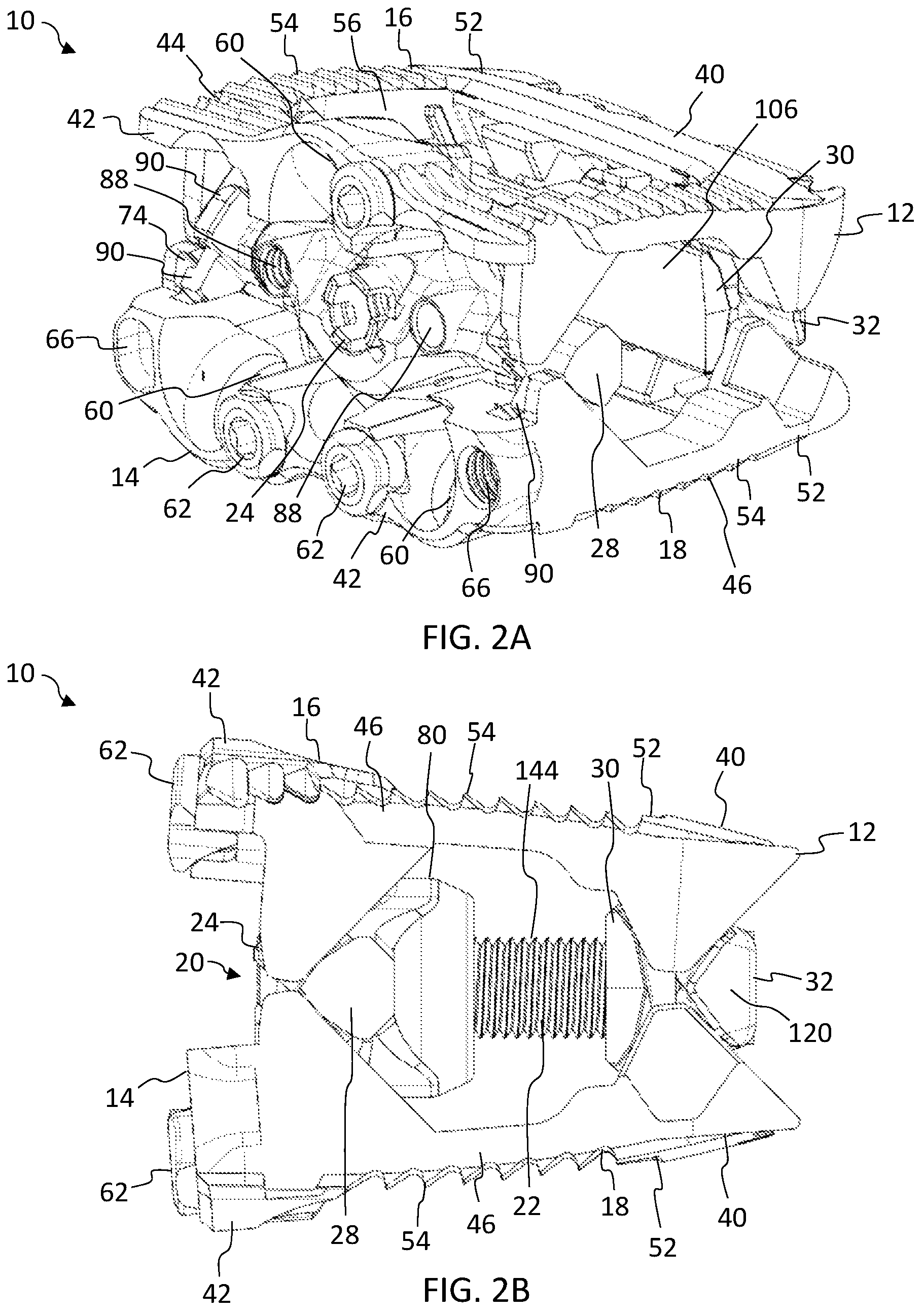 Patent US12396866 Figure 2 – Expandable anterior lumbar implants