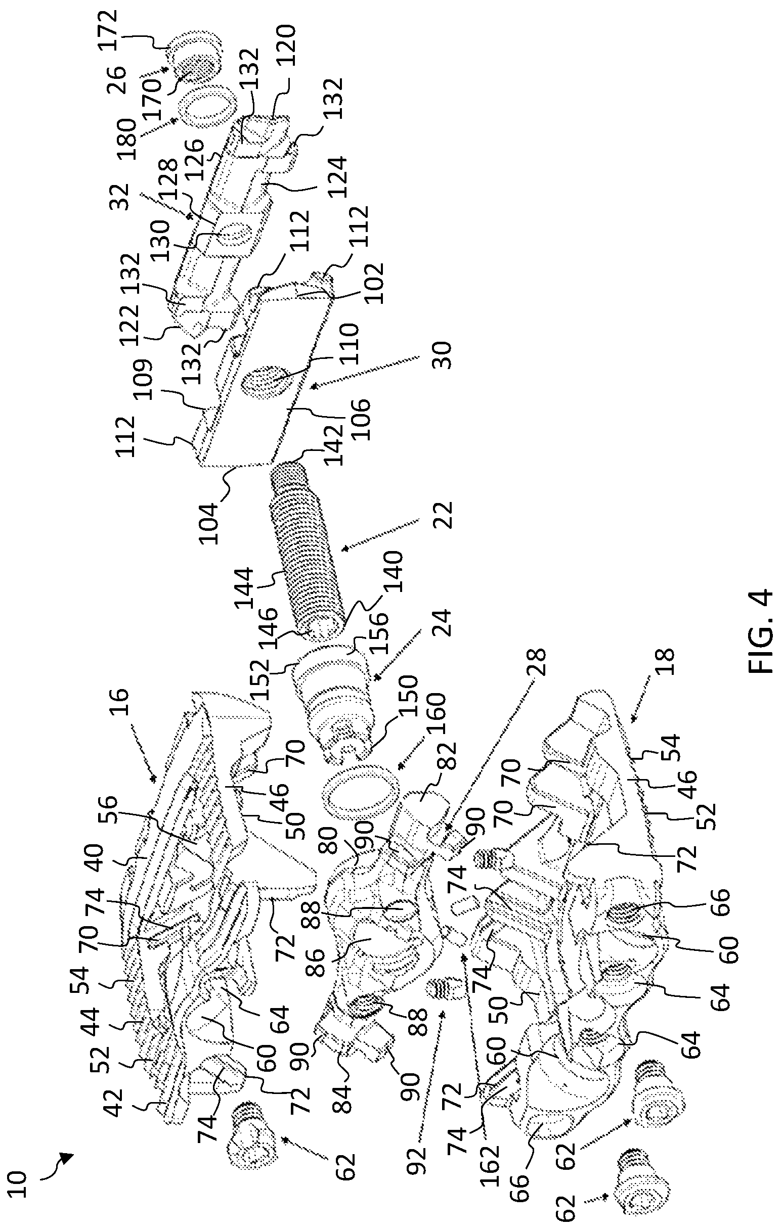 Patent US12396866 Figure 4 – Expandable anterior lumbar implants
