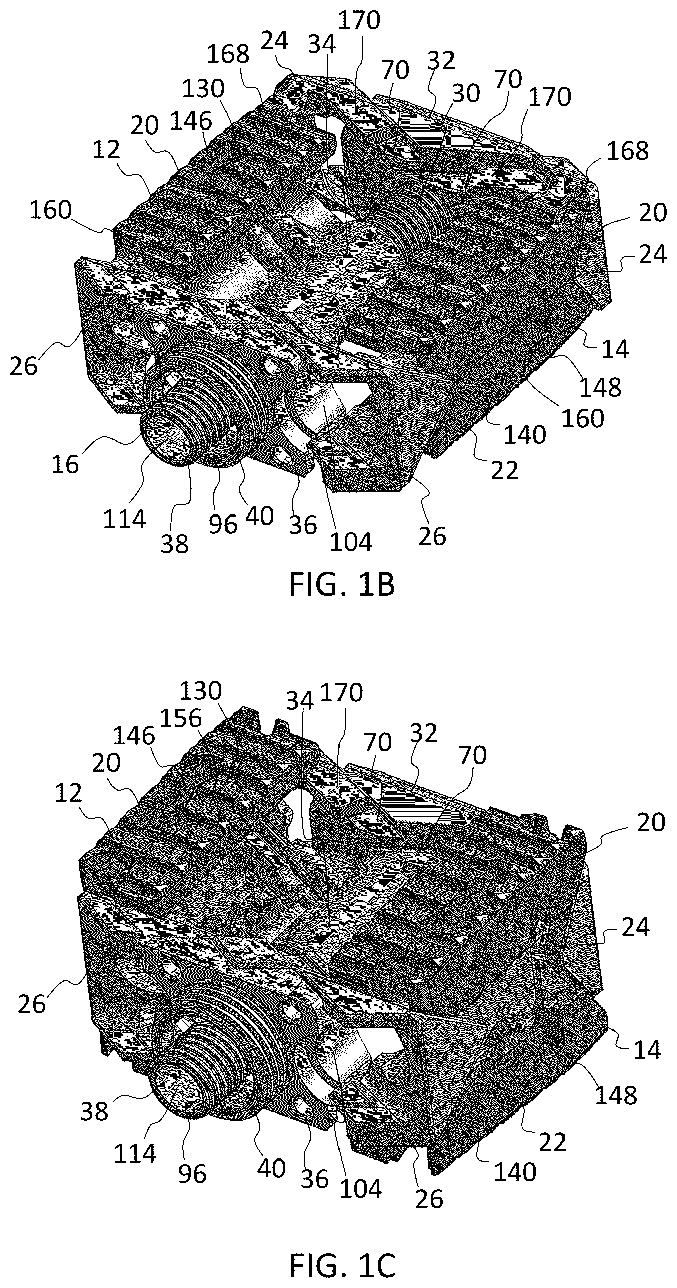 Patent US12396867 Figure 2 – Expandable footprint implant