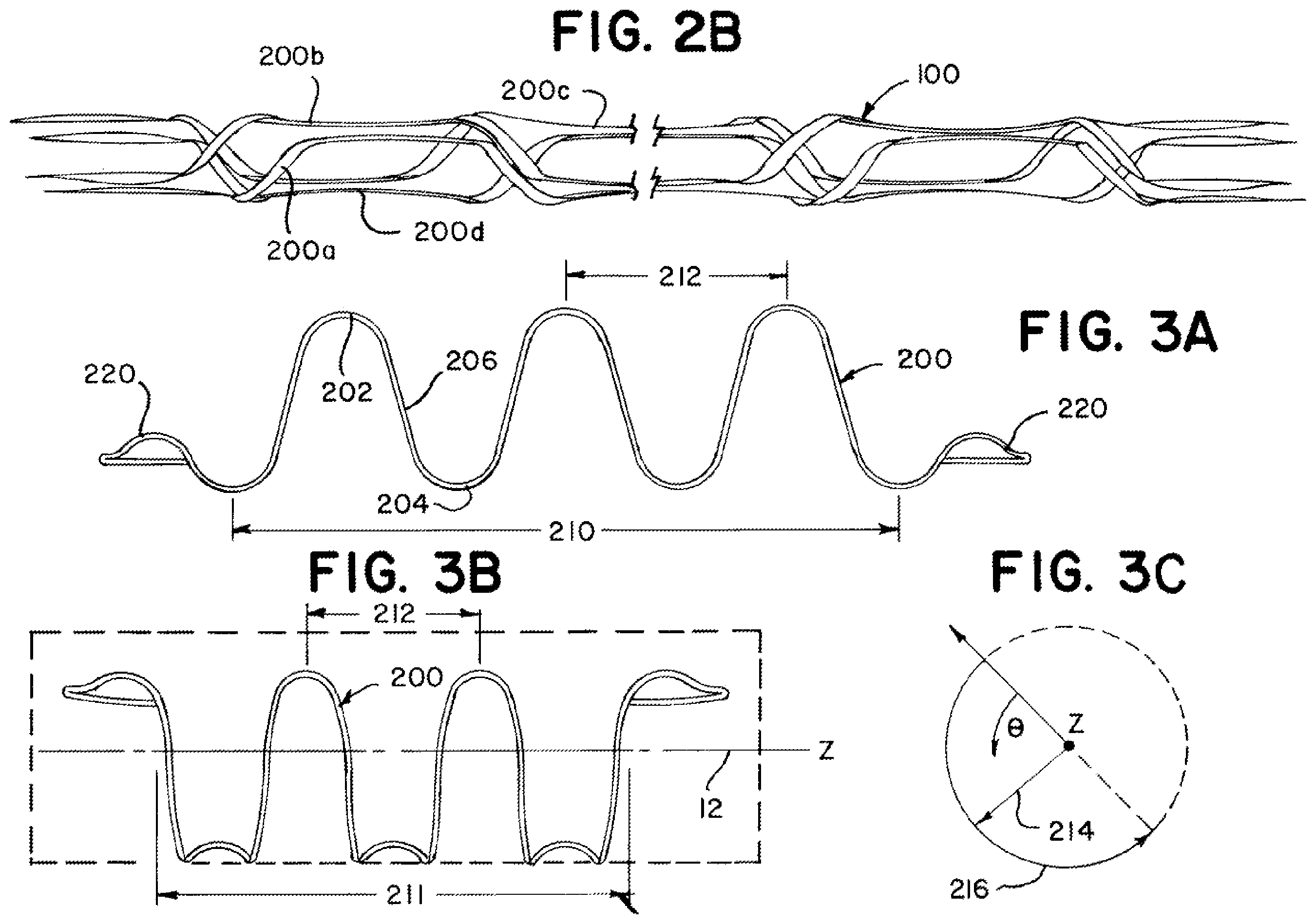 Patent US12396870 Figure 2 – Stent with shaped wires