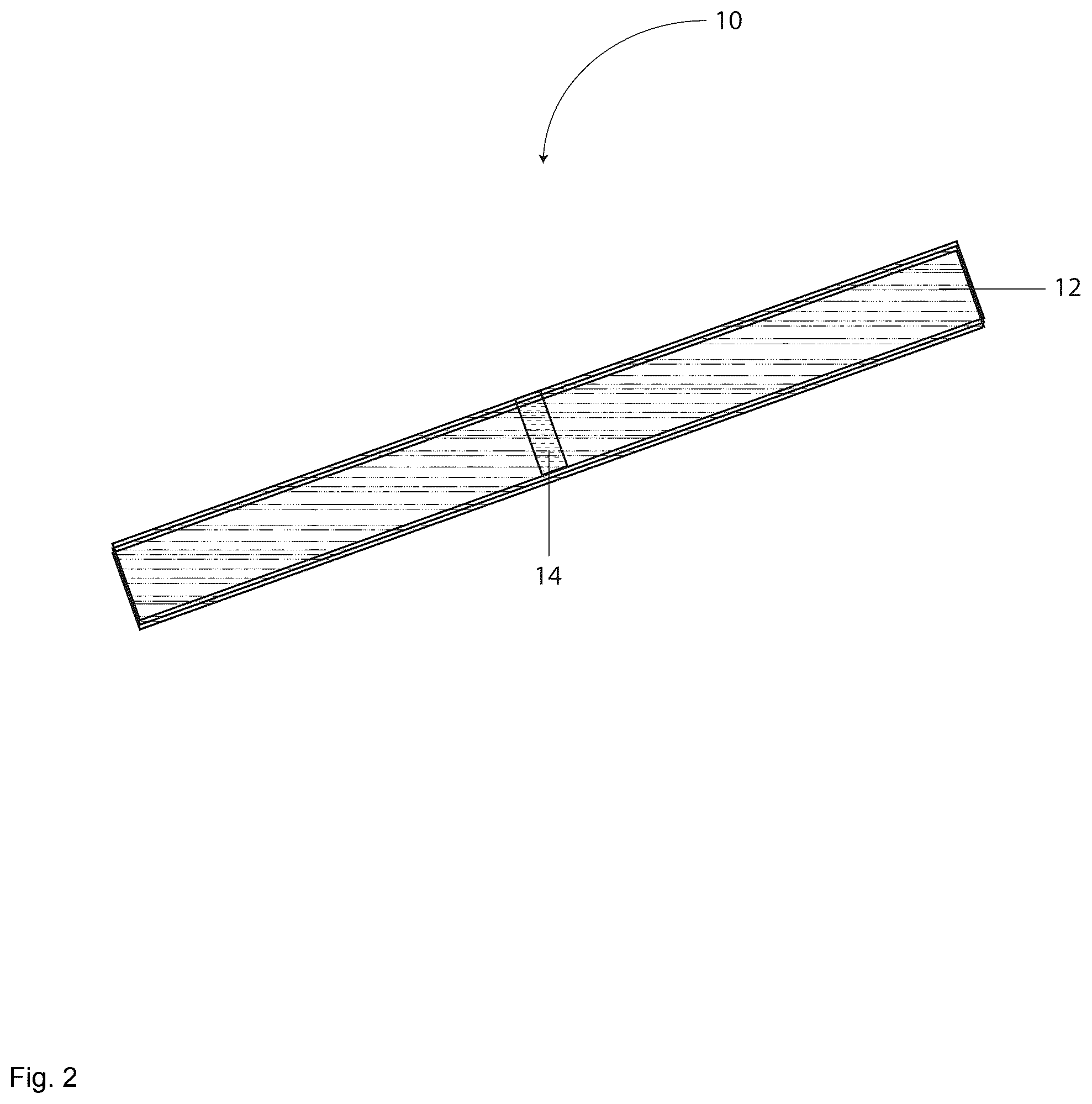 Patent US12396876 Figure 2 – Blanket splint quick tie system and method for emergency medical care