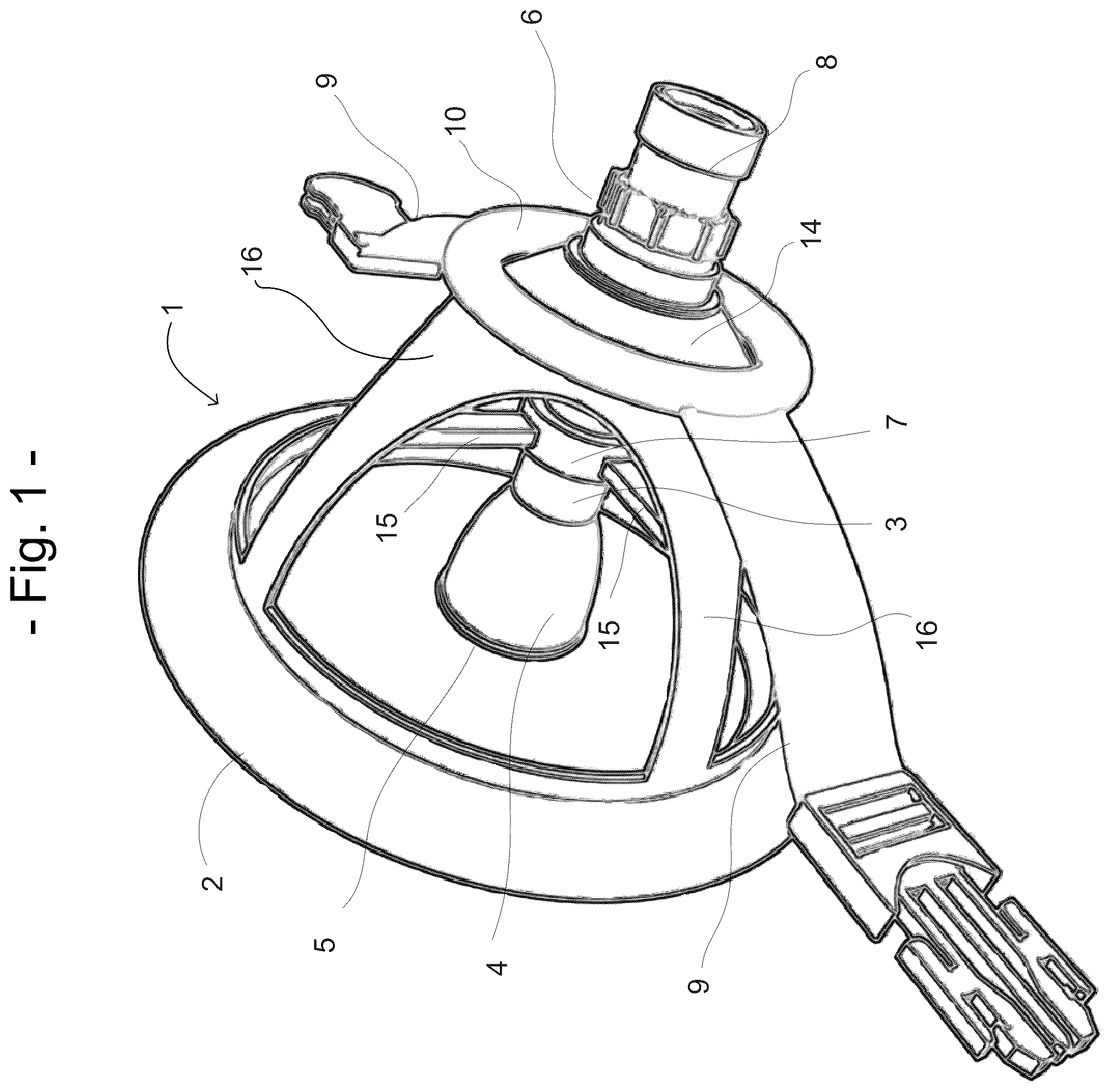 Patent US12396880 Figure 1 – Ostomy output diversion device