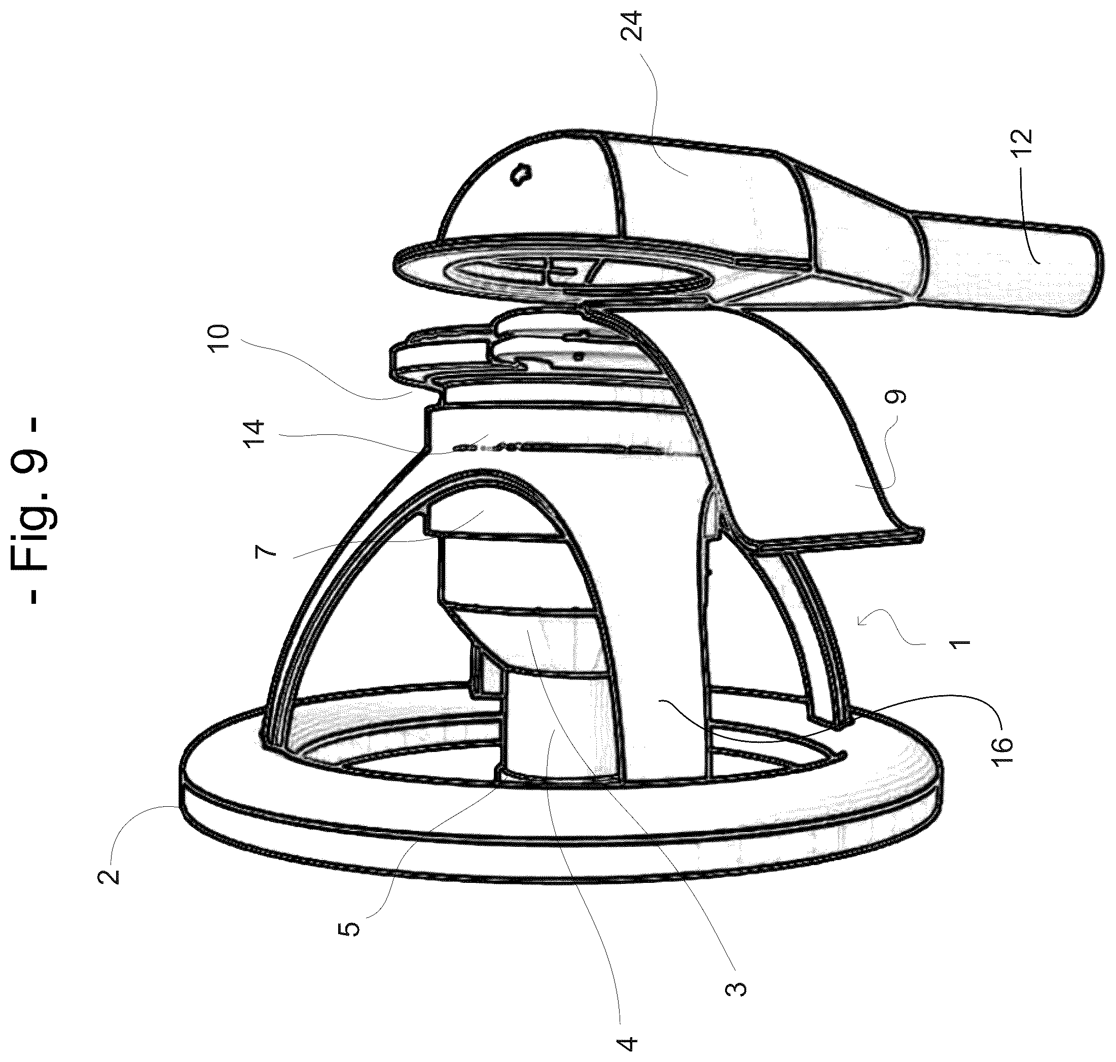 Patent US12396880 Figure 9 – Ostomy output diversion device