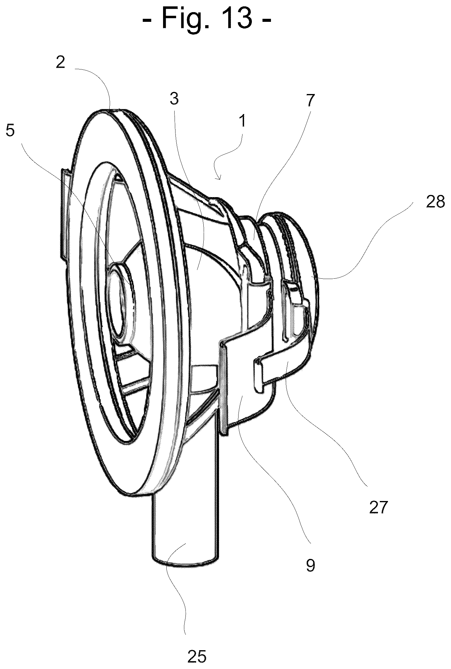 Patent US12396880 Figure 13 – Ostomy output diversion device