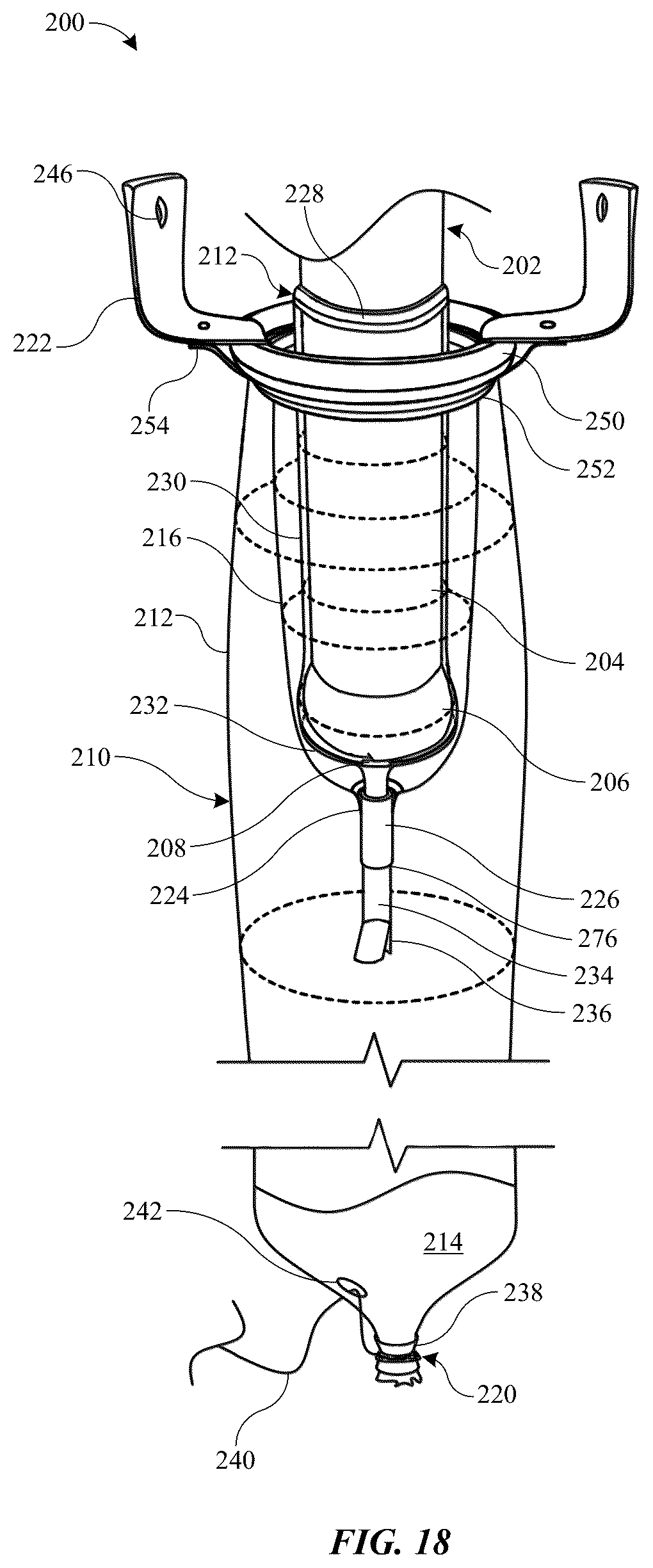 Patent US12396881 Figure 16 – Wearable urinary collection apparatus