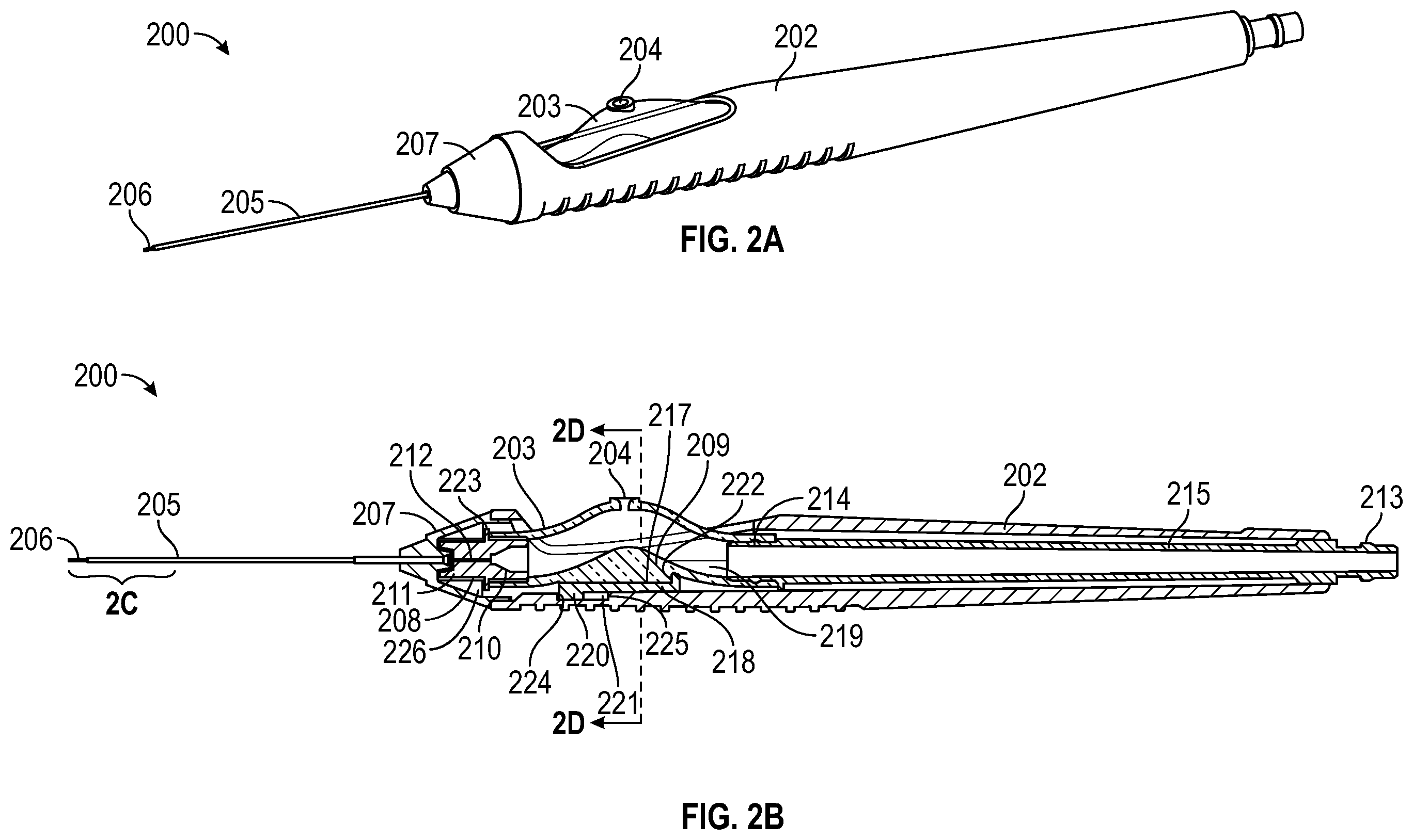 Patent US12396885 Figure 2 – Retractable backflush instrument