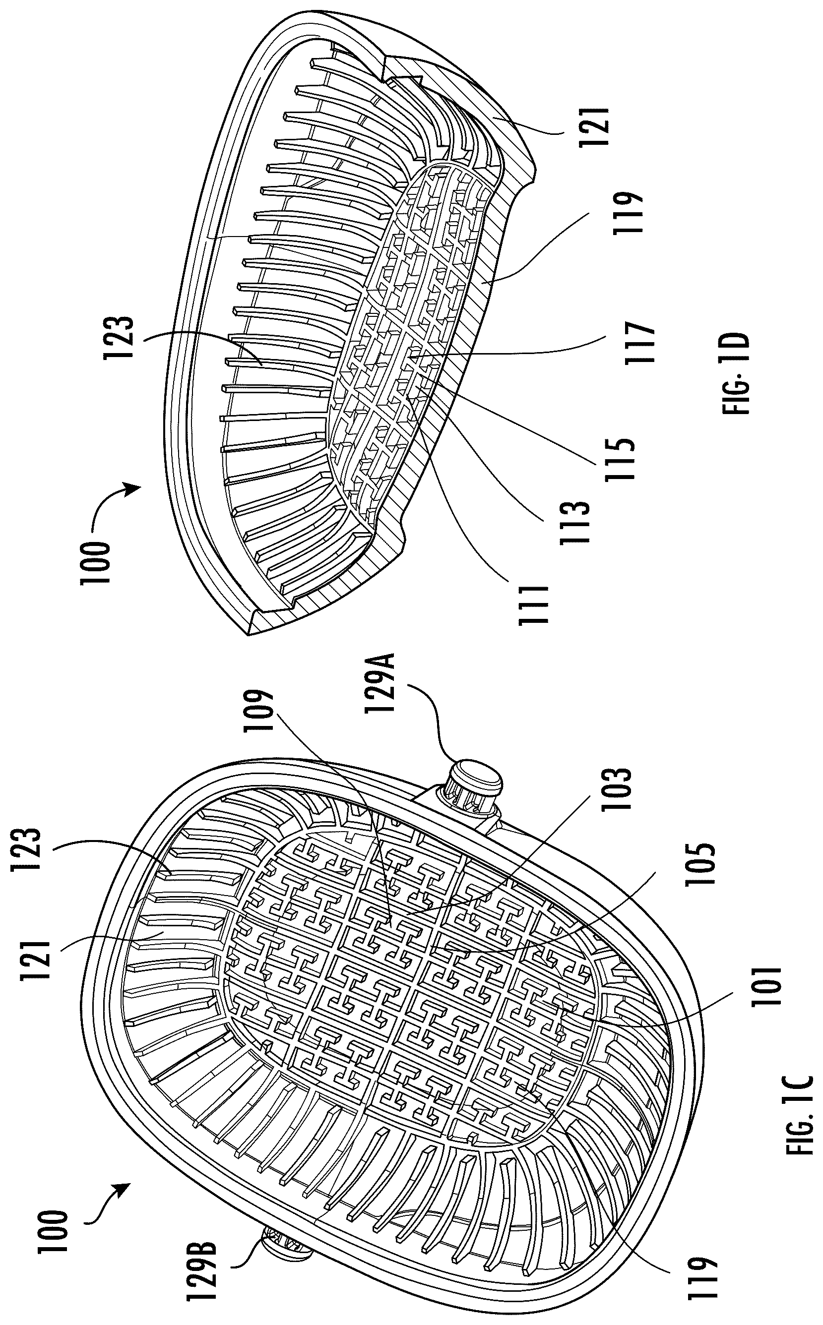 Patent US12396893 Figure 3 – Apparatuses, systems, and methods for increasing or manipulating noise attenuation in hearing protection device