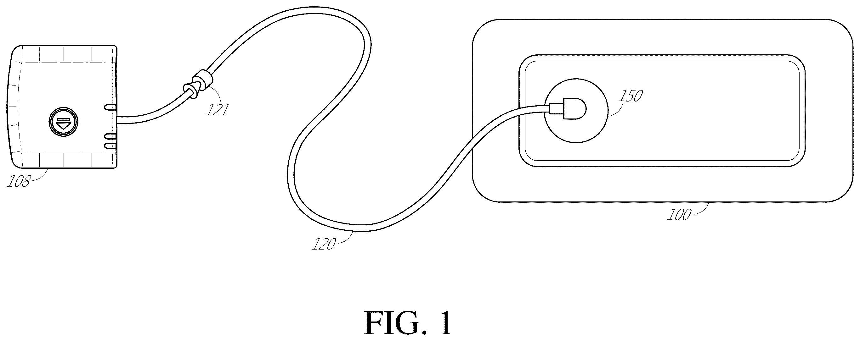 Patent US12396895 Figure 1 – Wound treatment apparatuses and methods with negative pressure source integrated into wound dressing
