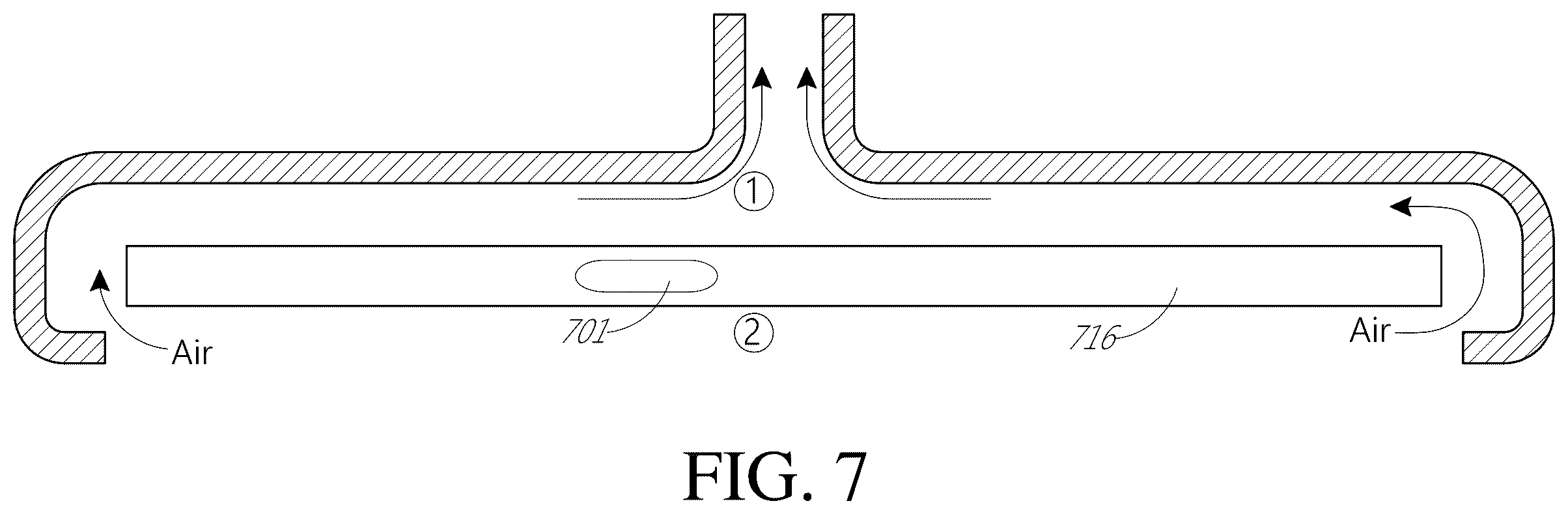 Patent US12396895 Figure 7 – Wound treatment apparatuses and methods with negative pressure source integrated into wound dressing