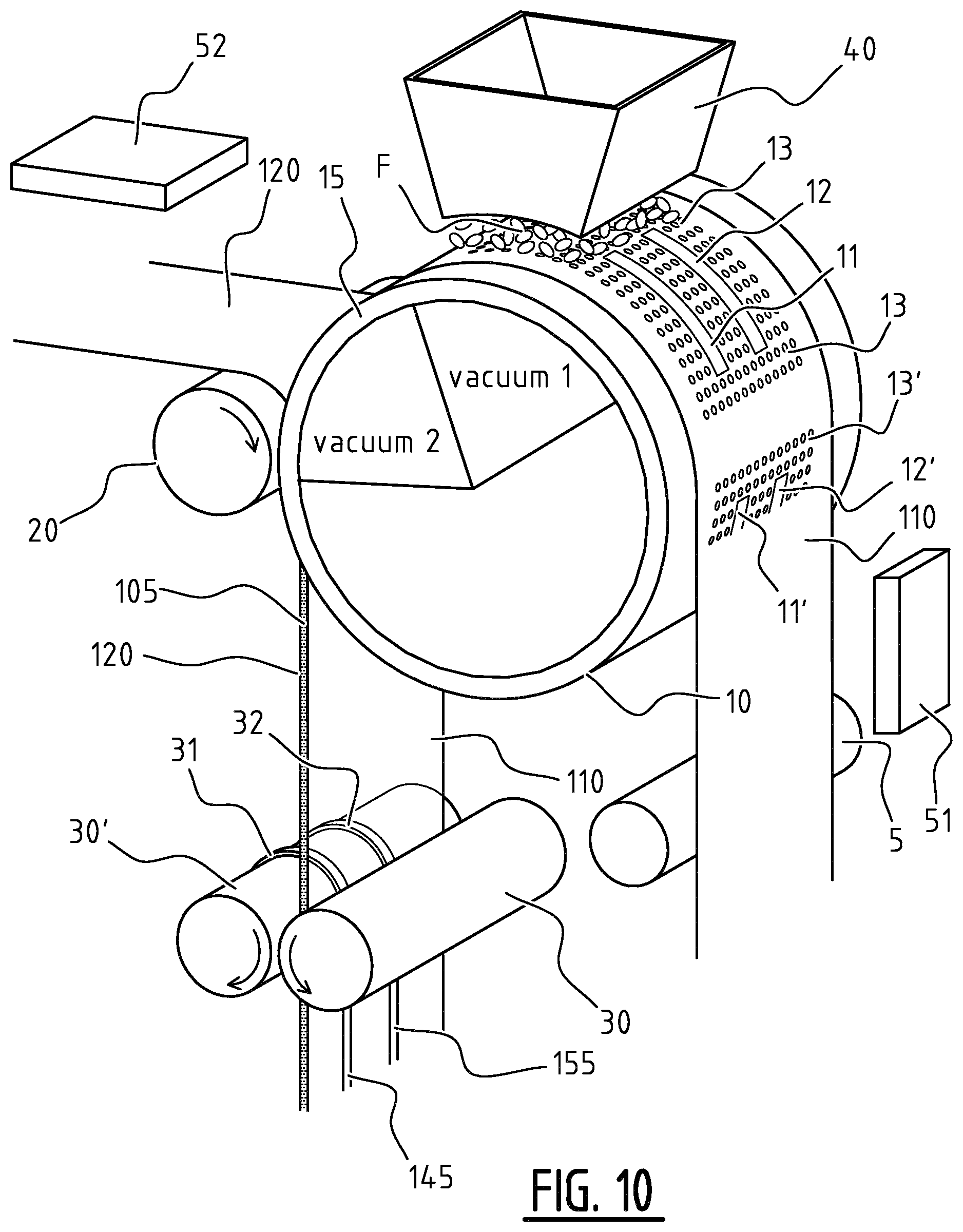 Patent US12396897 Figure 8 – Absorbent article with channels and method for manufacturing thereof