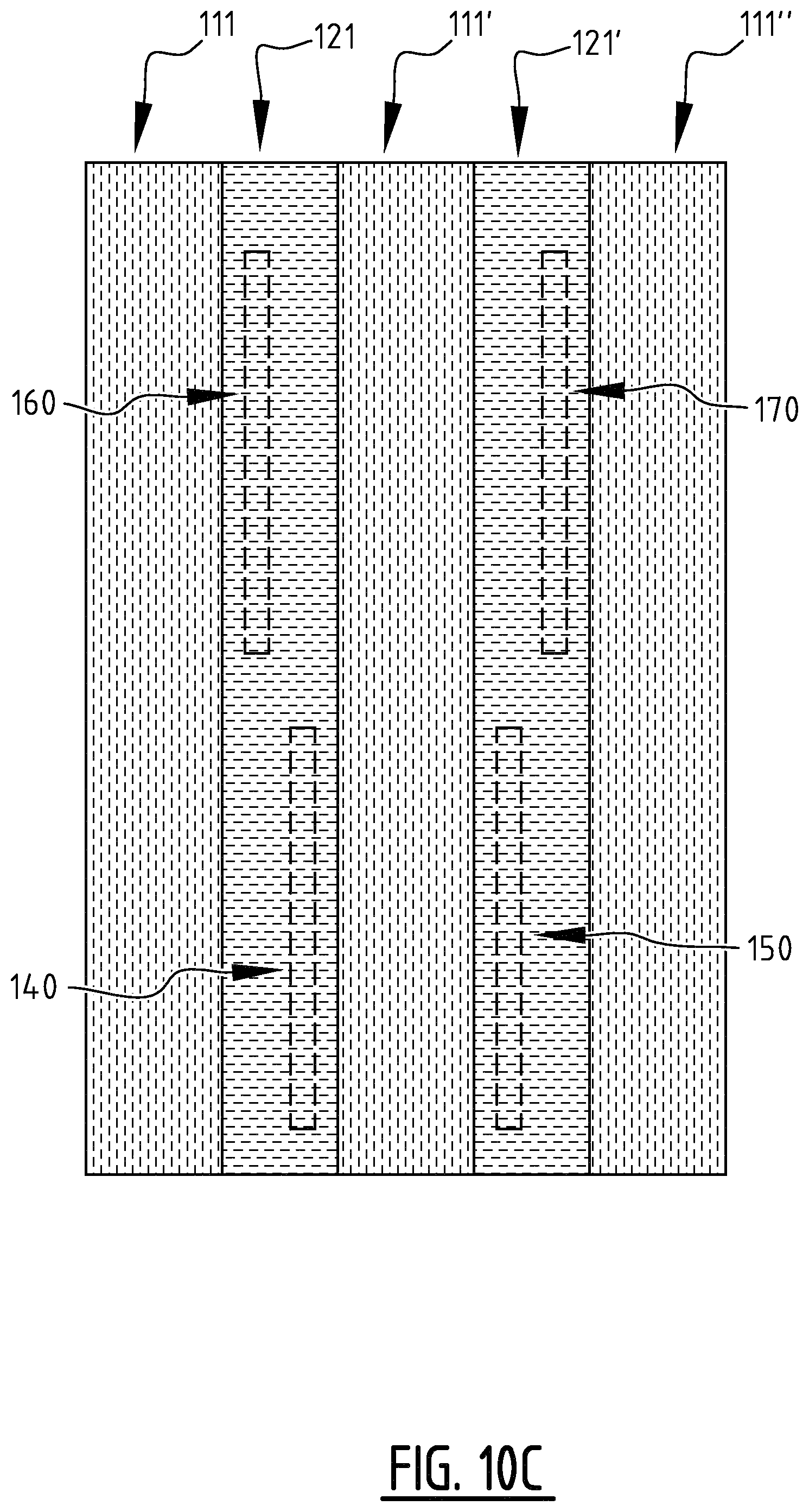 Patent US12396897 Figure 11 – Absorbent article with channels and method for manufacturing thereof