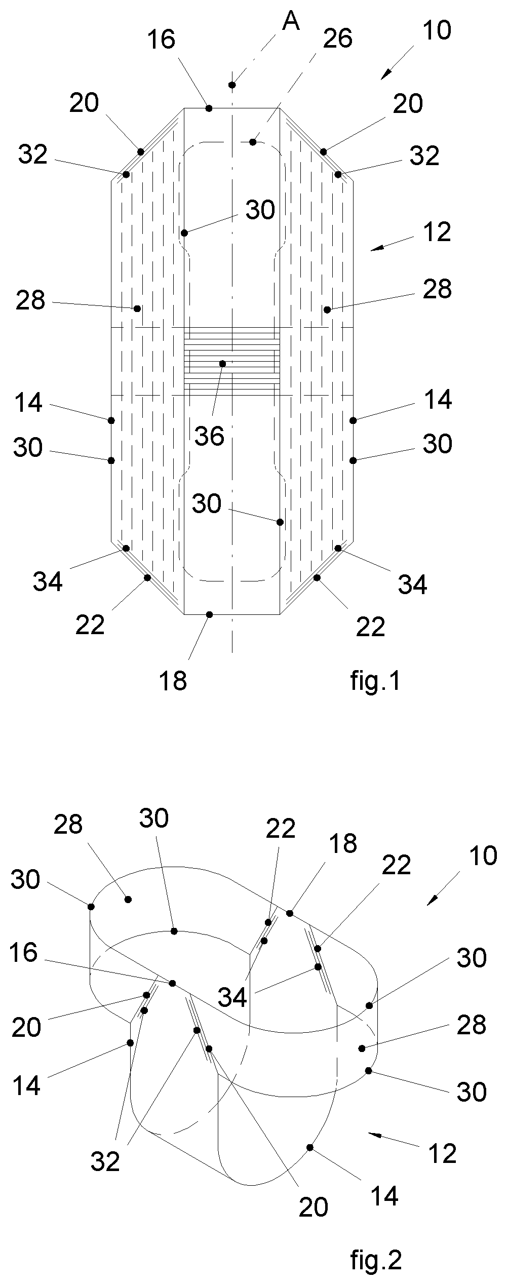 Patent US12396898 Figure 1 – Method and apparatus for producing absorbent sanitary articles and relative absorbent sanitary product