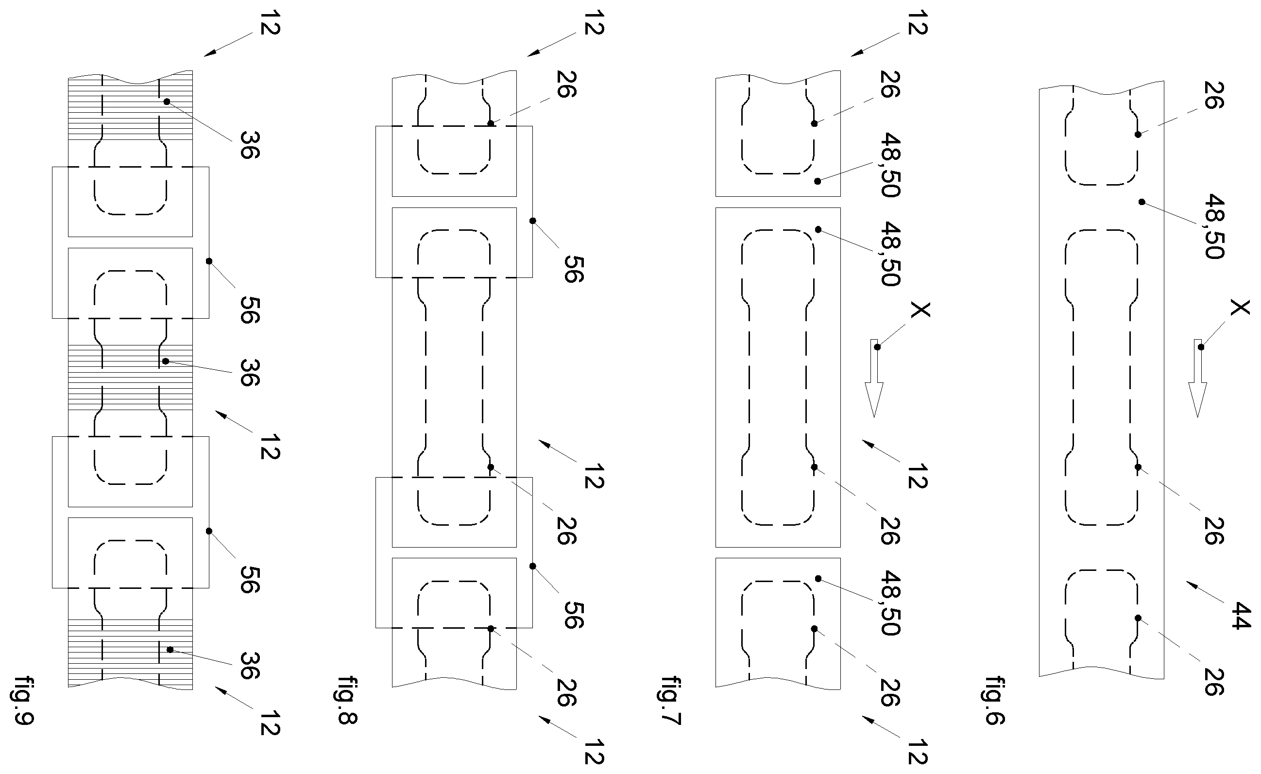 Patent US12396898 Figure 4 – Method and apparatus for producing absorbent sanitary articles and relative absorbent sanitary product