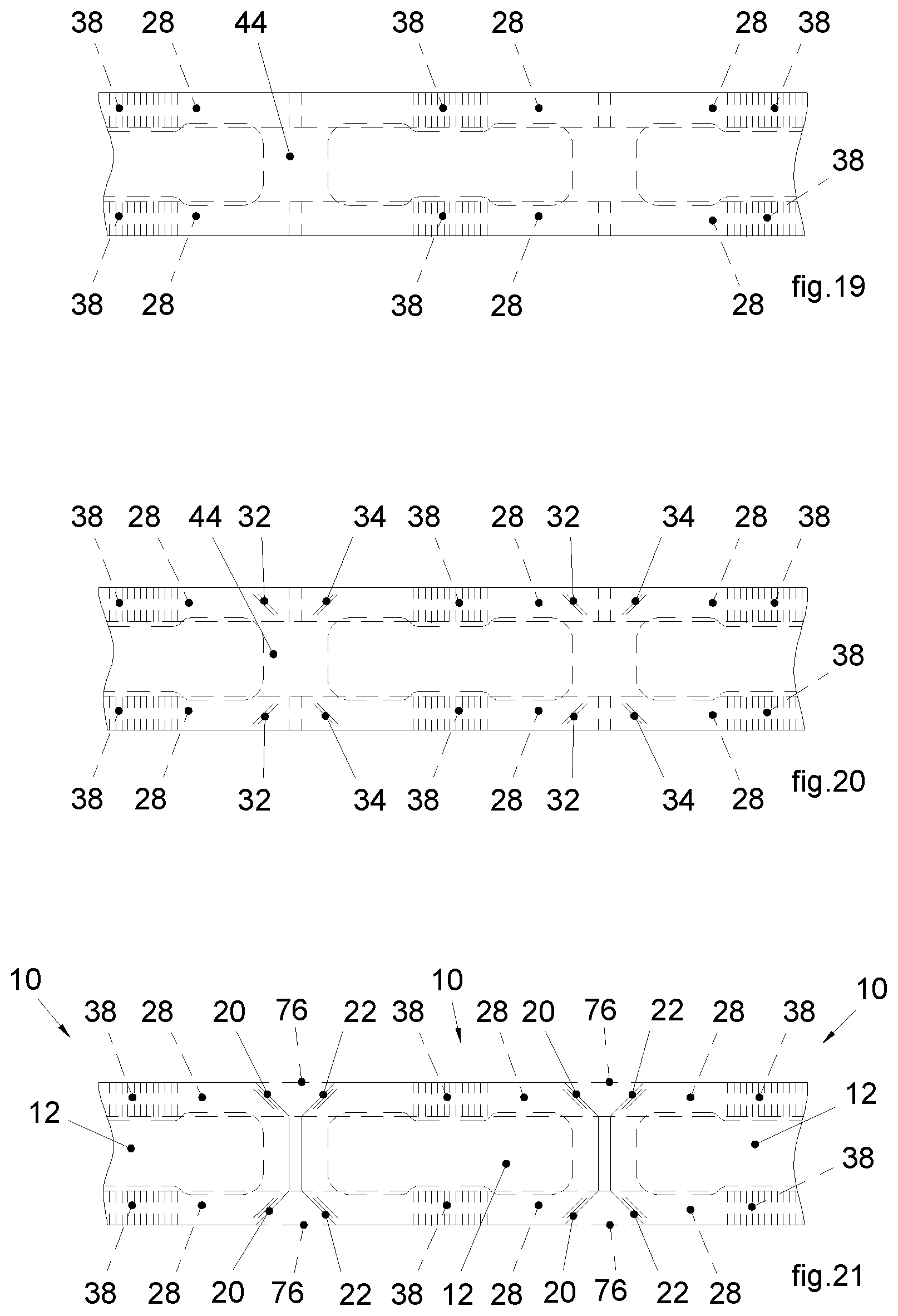 Patent US12396898 Figure 8 – Method and apparatus for producing absorbent sanitary articles and relative absorbent sanitary product