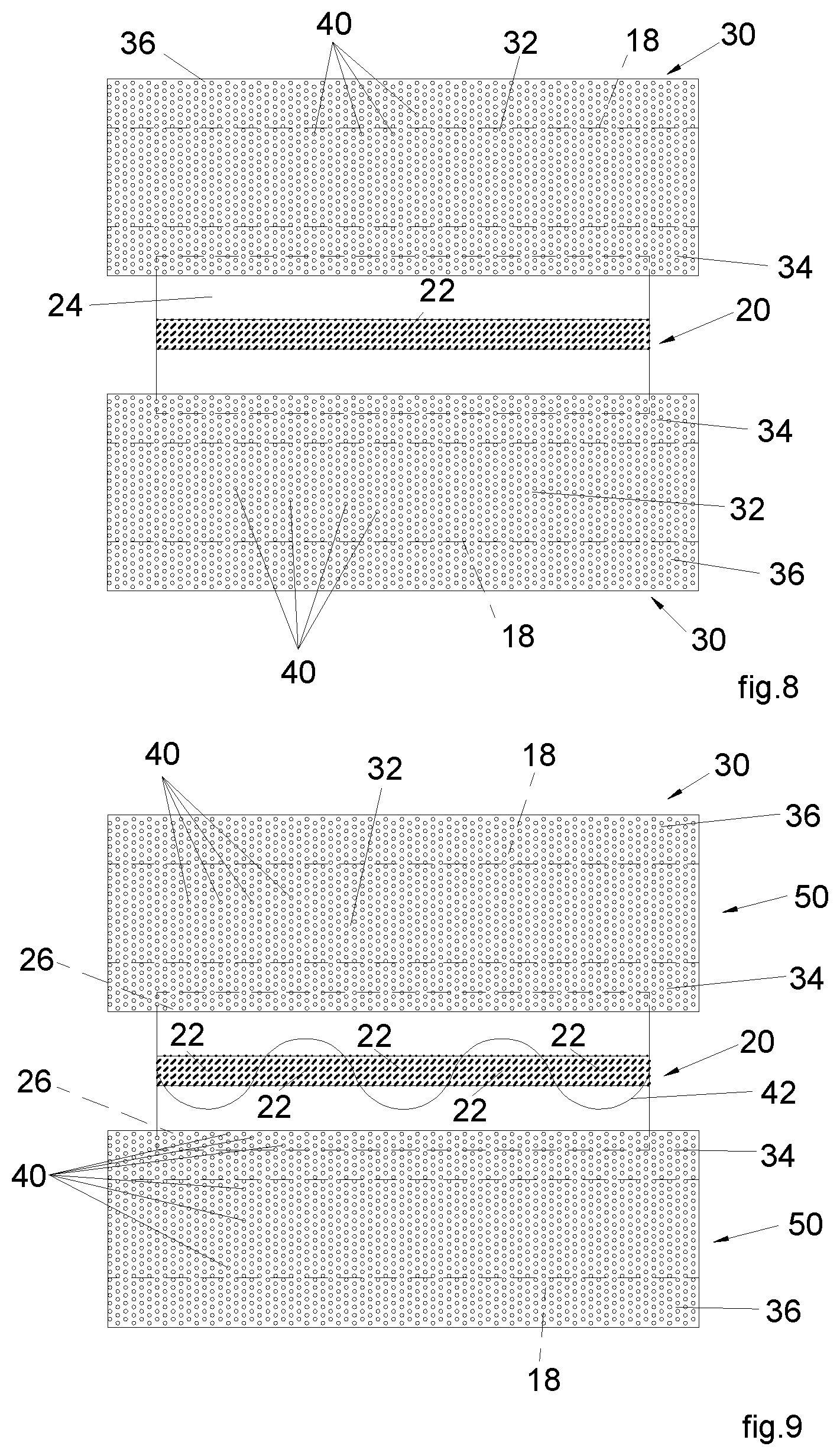 Patent US12396901 Figure 4 – Transversely extensible continuous elastic laminate, and a method for producing the same