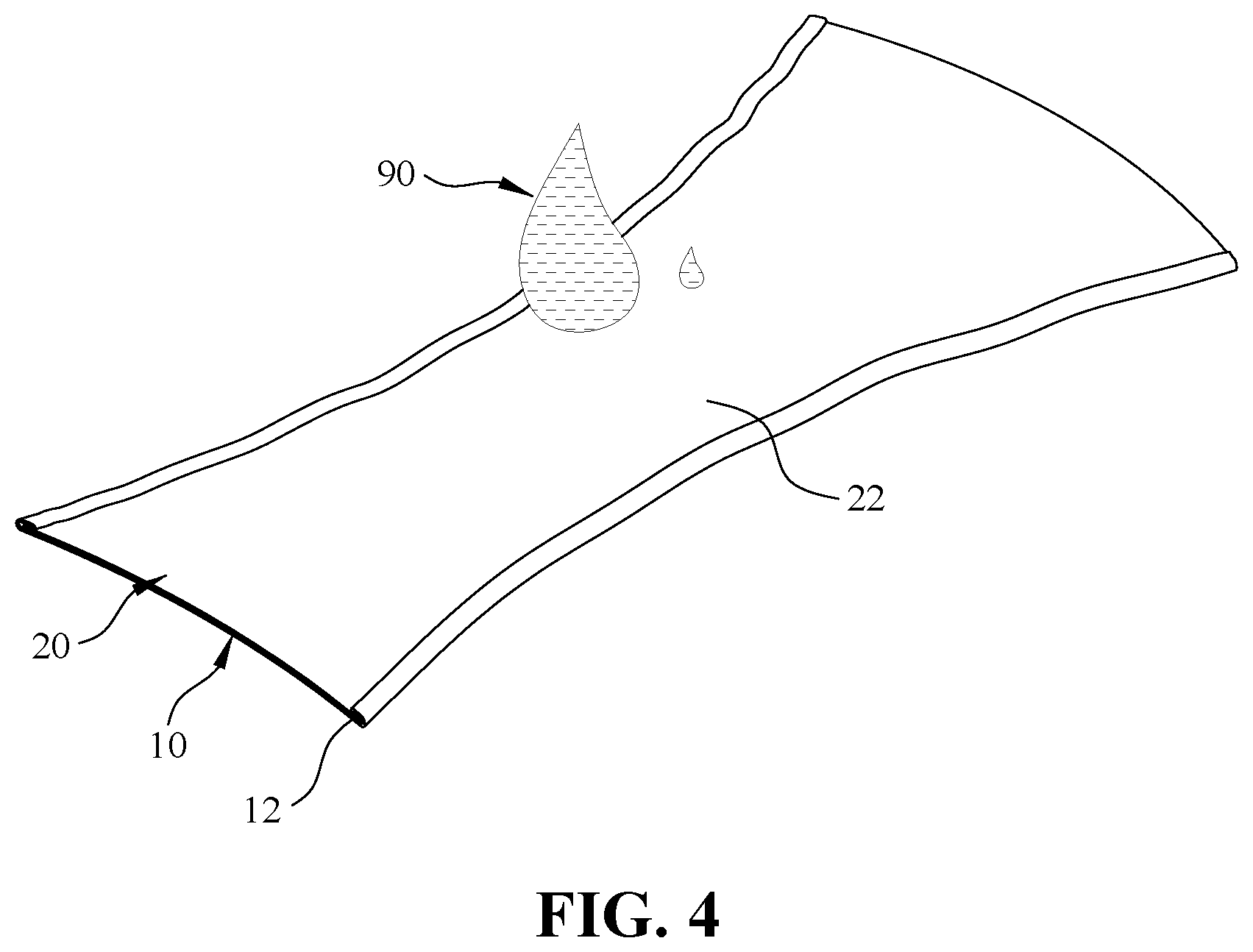 Patent US12396903 Figure 4 – Anti-stain absorption pad for underpants and underpants comprising the same