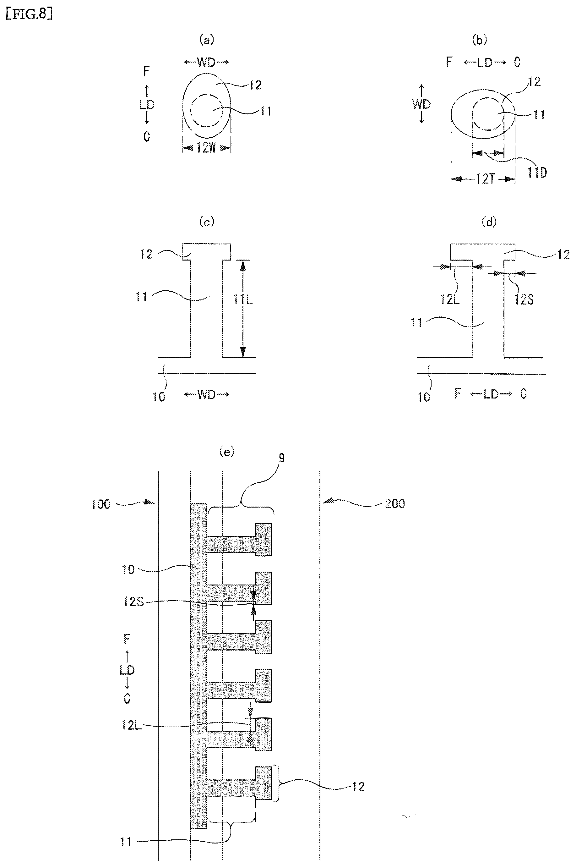 Patent US12396904 Figure 8 – Absorbent article