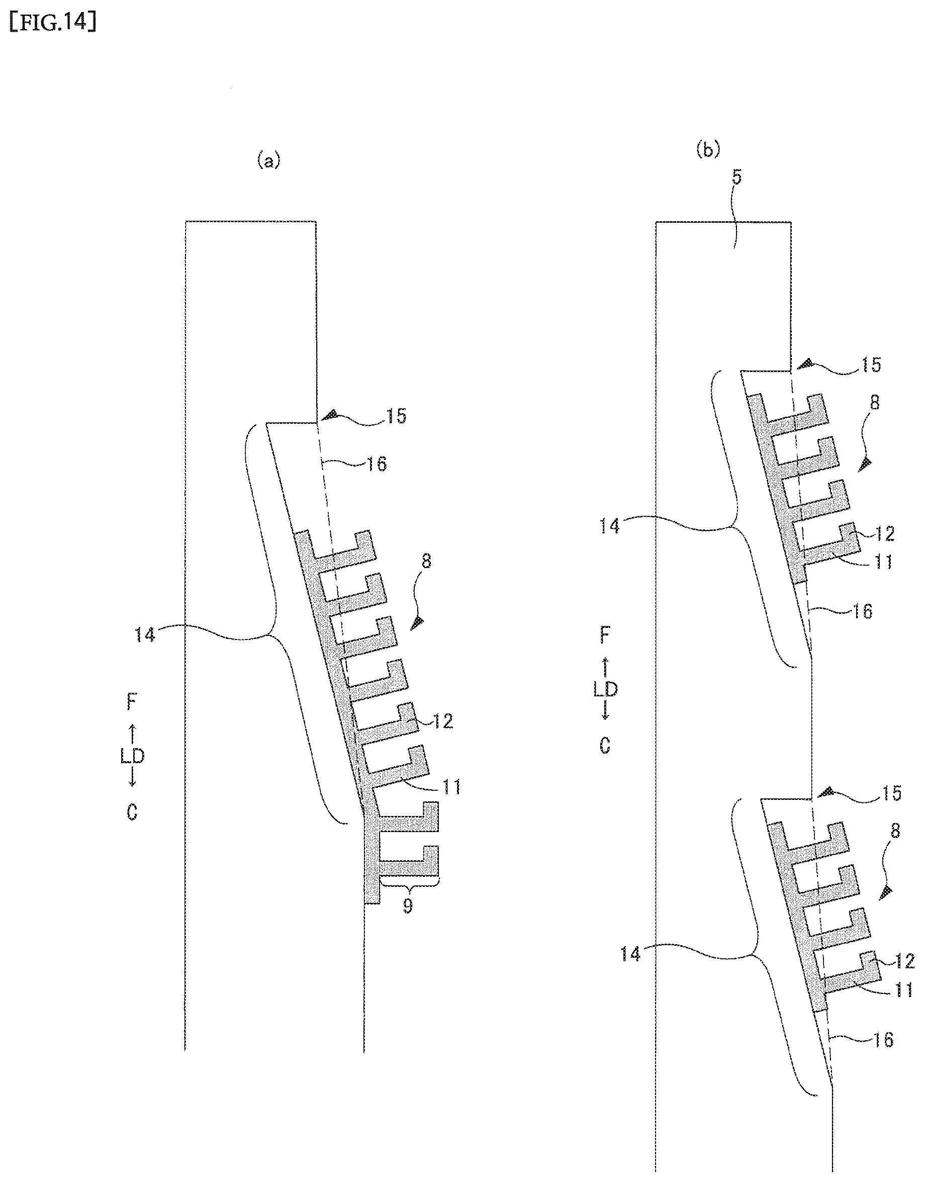 Patent US12396904 Figure 14 – Absorbent article